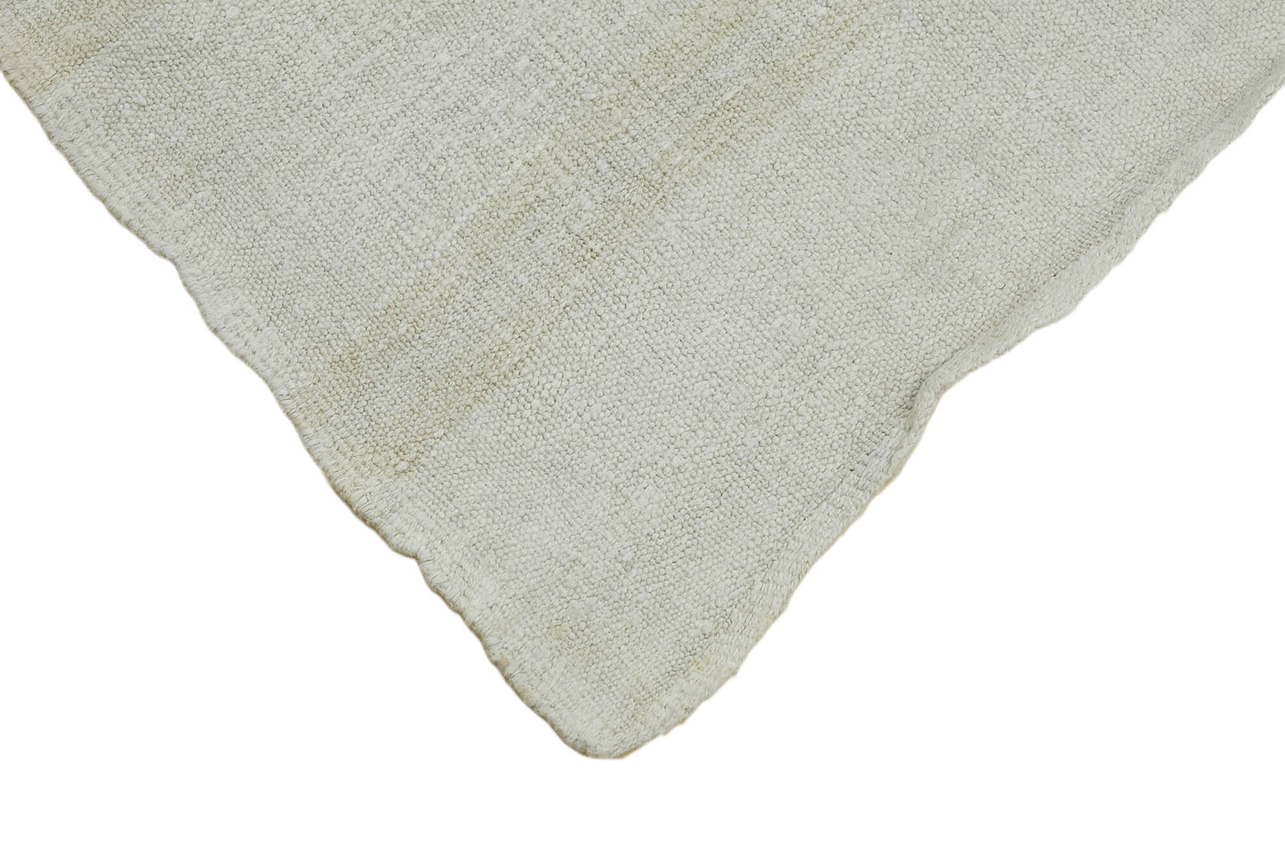 6x13 White Hemp Kilim Rug - 44903
