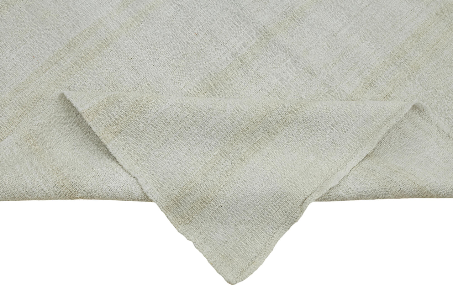 6x13 White Hemp Kilim Rug - 44903