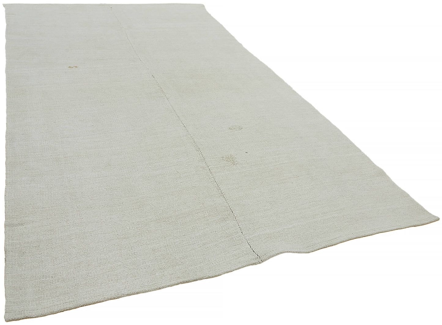 7x11 White Hemp Kilim Rug - 44906