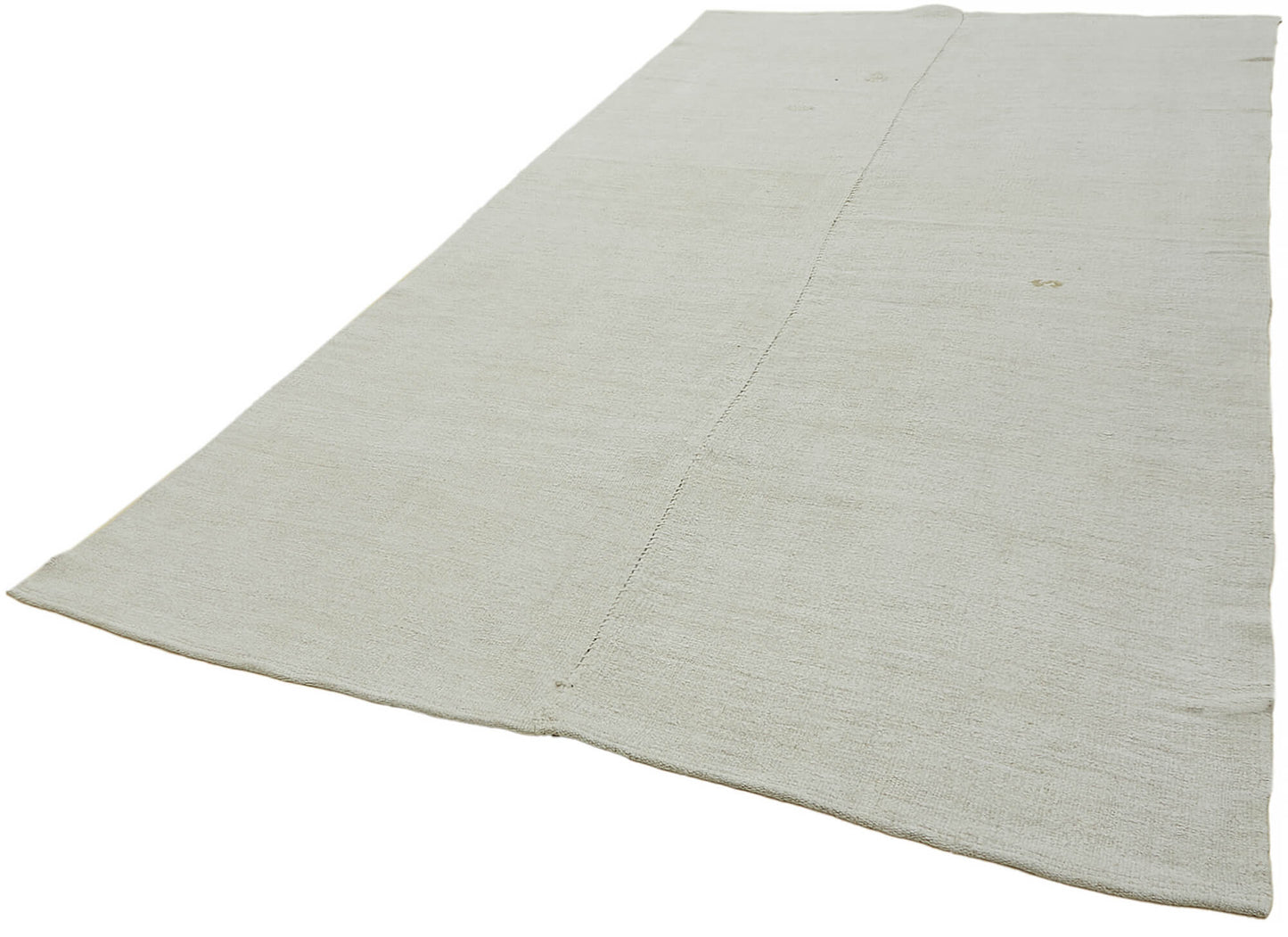7x11 White Hemp Kilim Rug - 44906