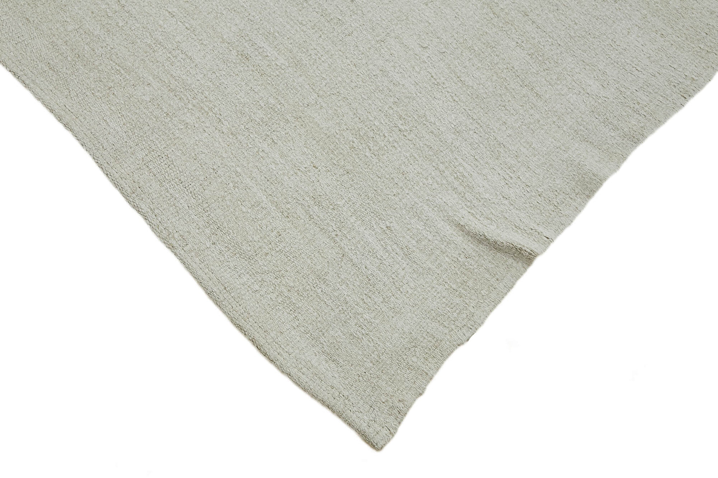7x11 White Hemp Kilim Rug - 44906