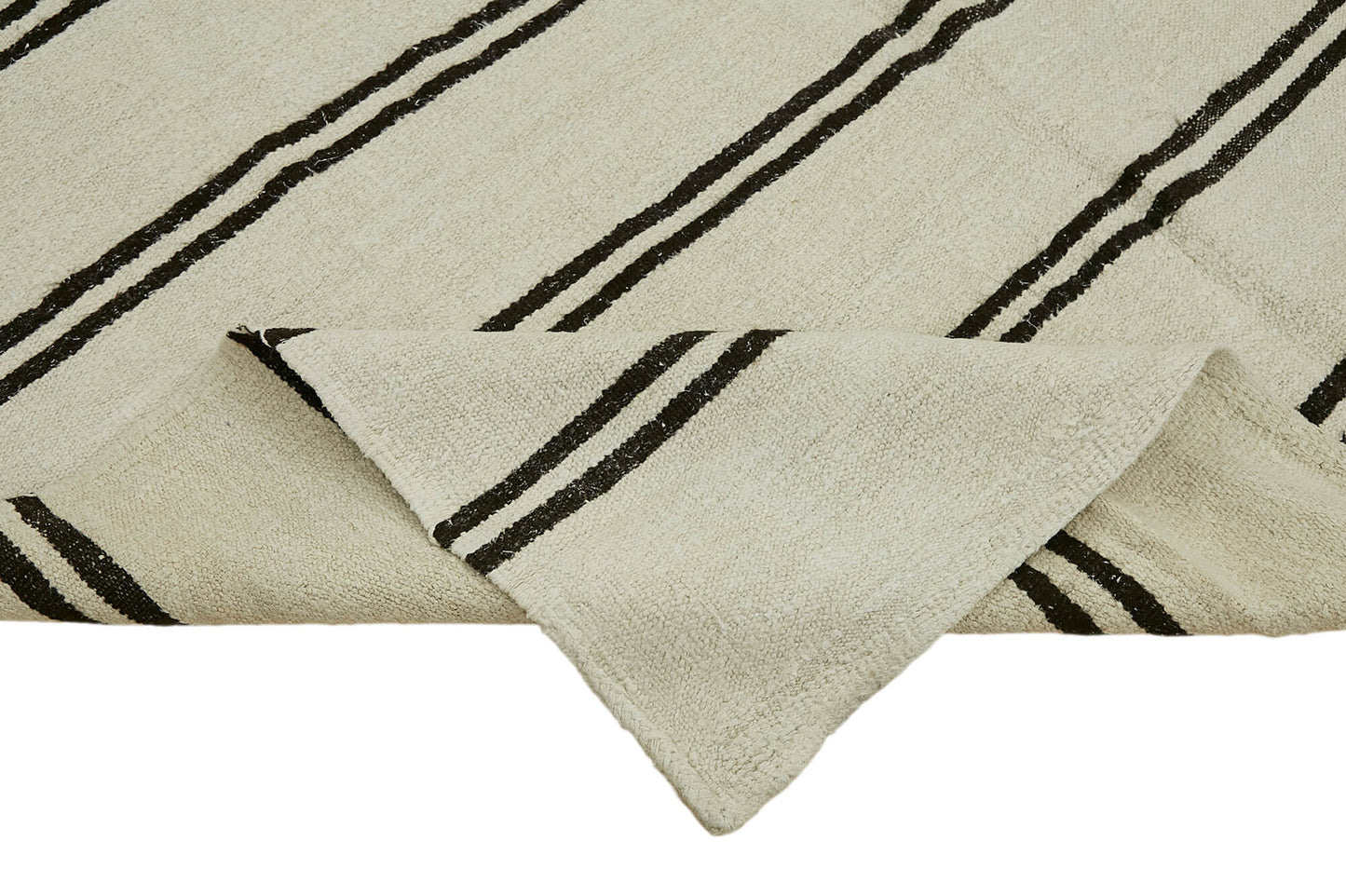 7x12 Beige Hemp Kilim Rug - 44925