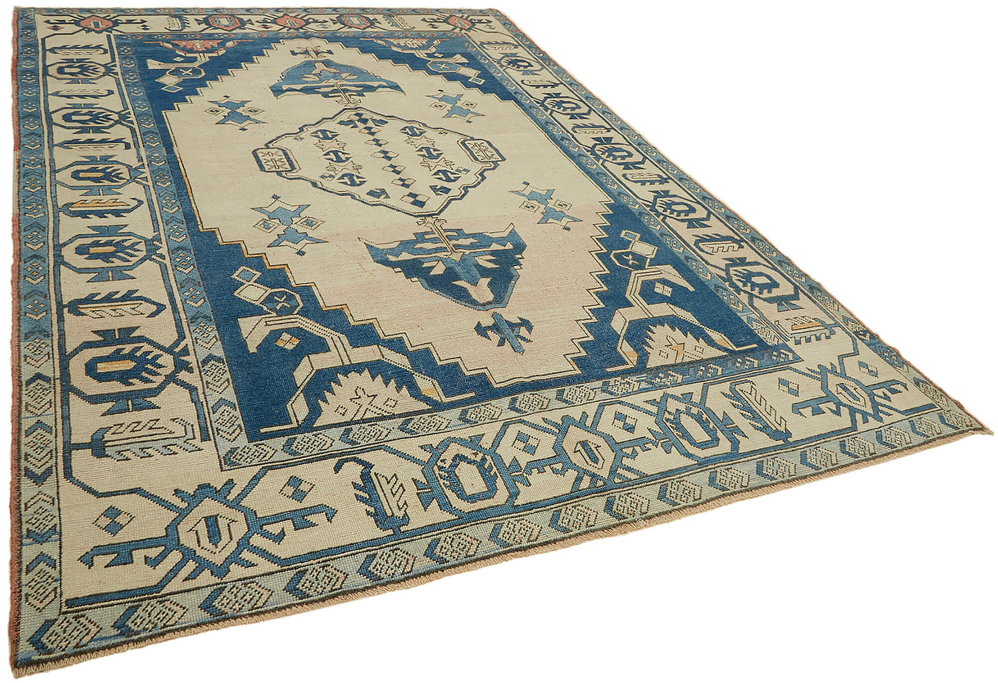 8x12 Beige Vintage Large Area Rug - 45085