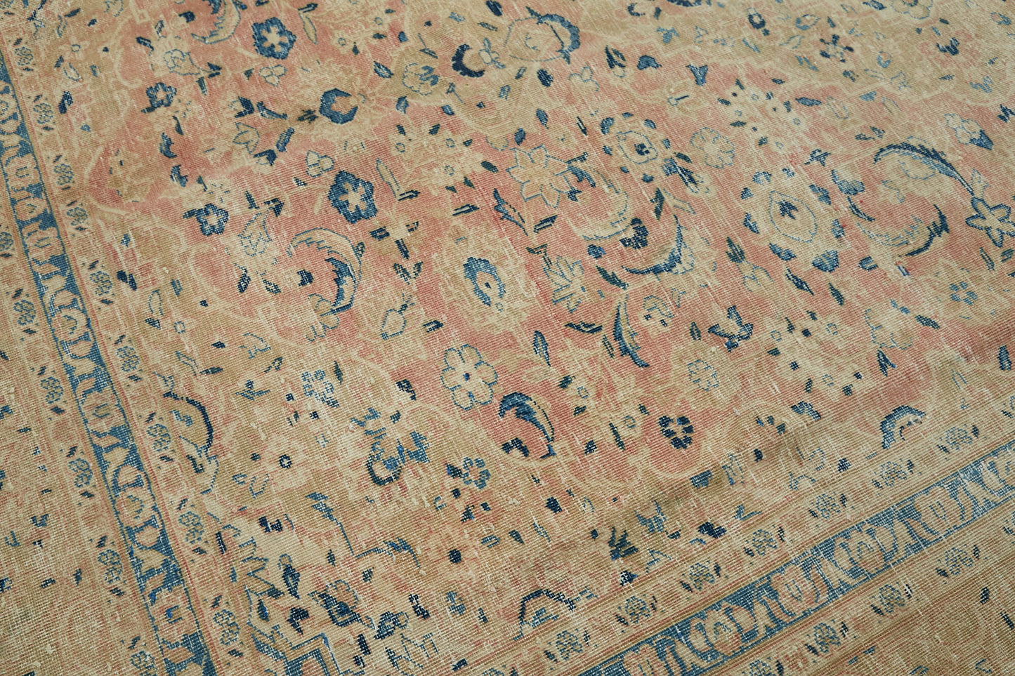 8x11 Beige Vintage Large Area Rug - 45442