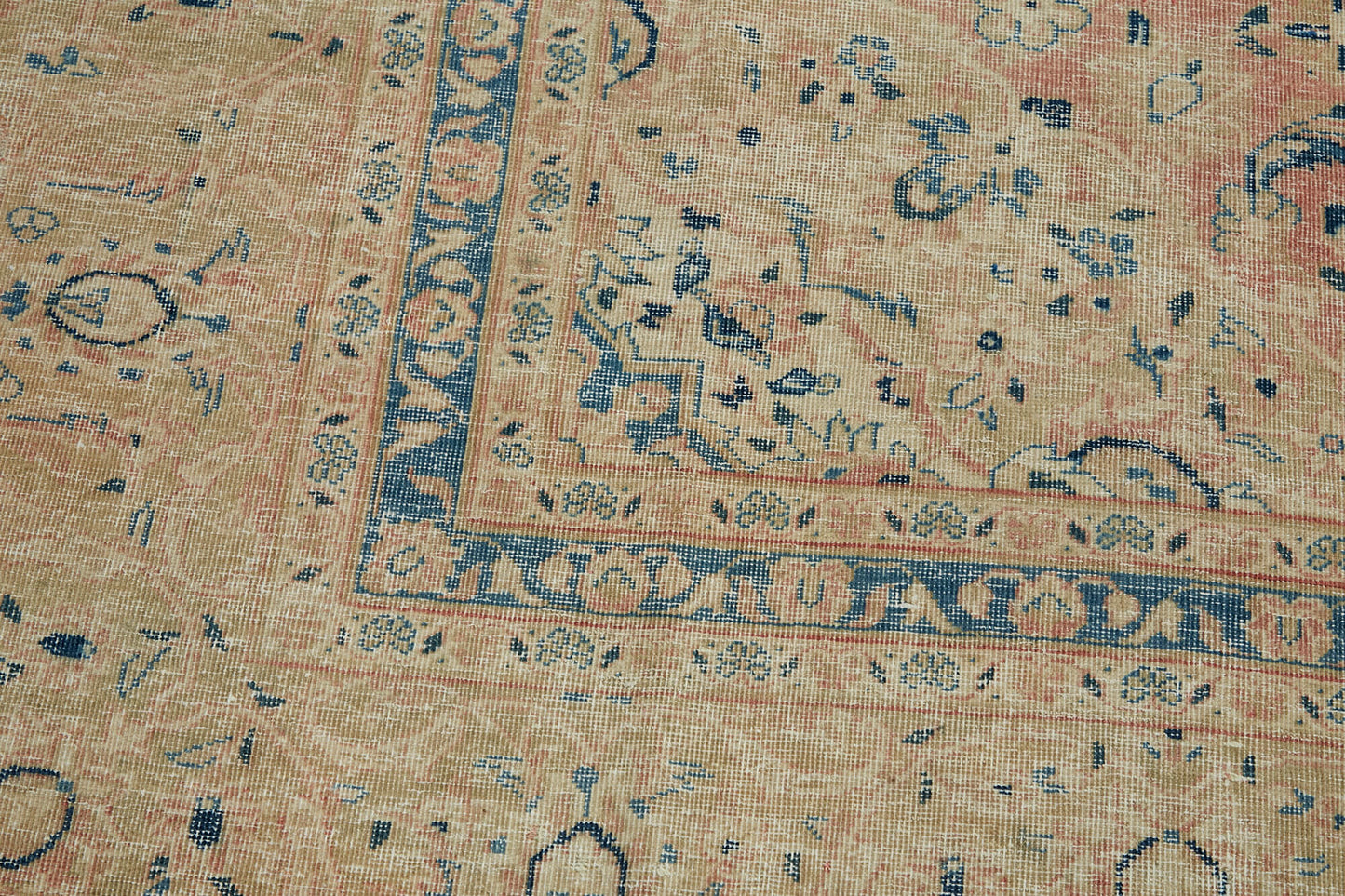 8x11 Beige Vintage Large Area Rug - 45442