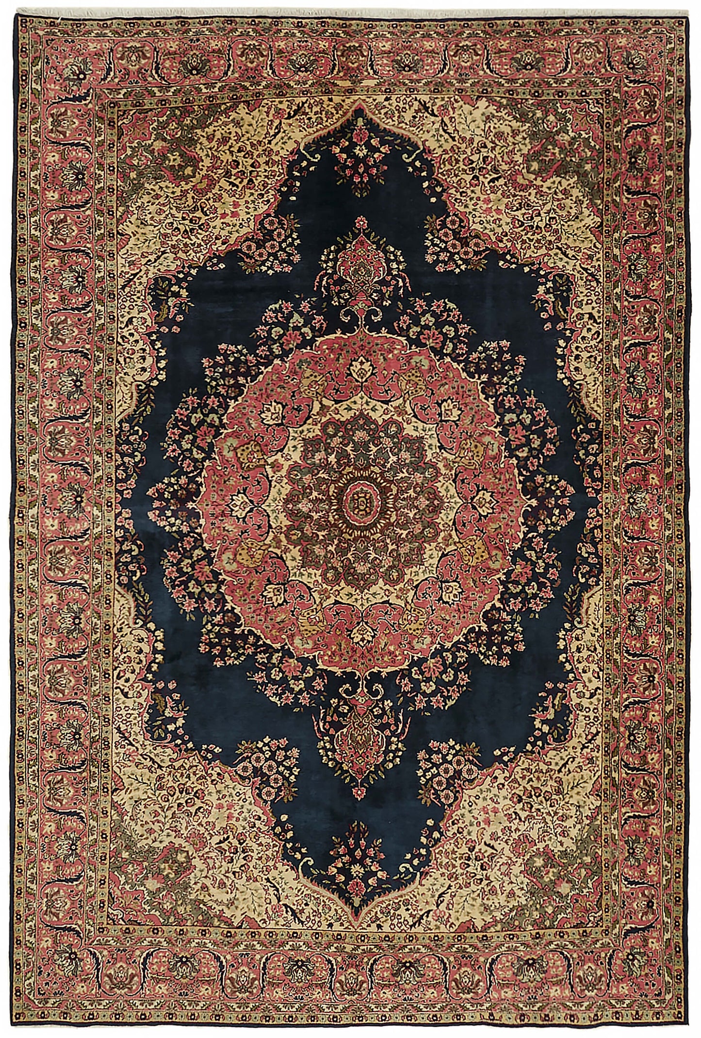 8x12 Beige Vintage Large Area Rug - 45448