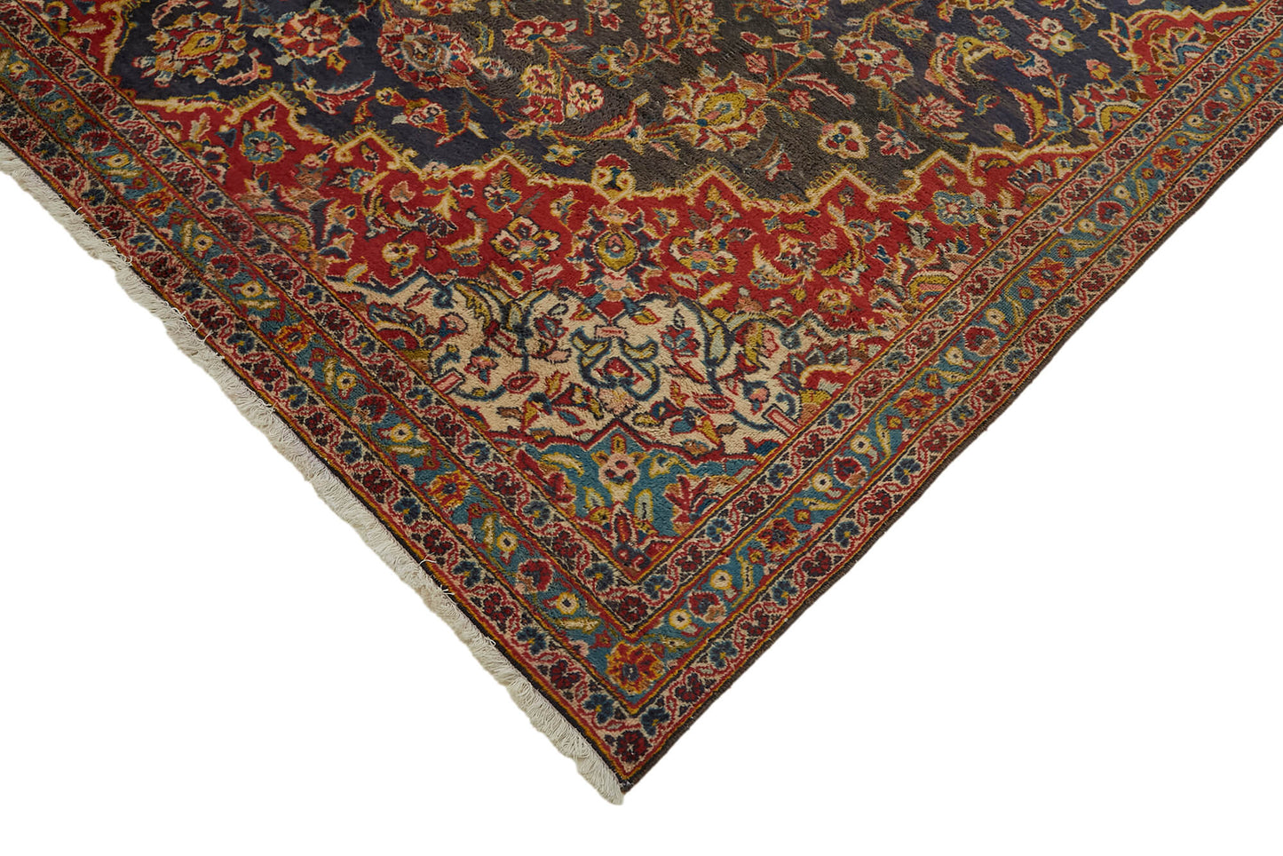 7x11 Beige Vintage Large Area Rug - 45453