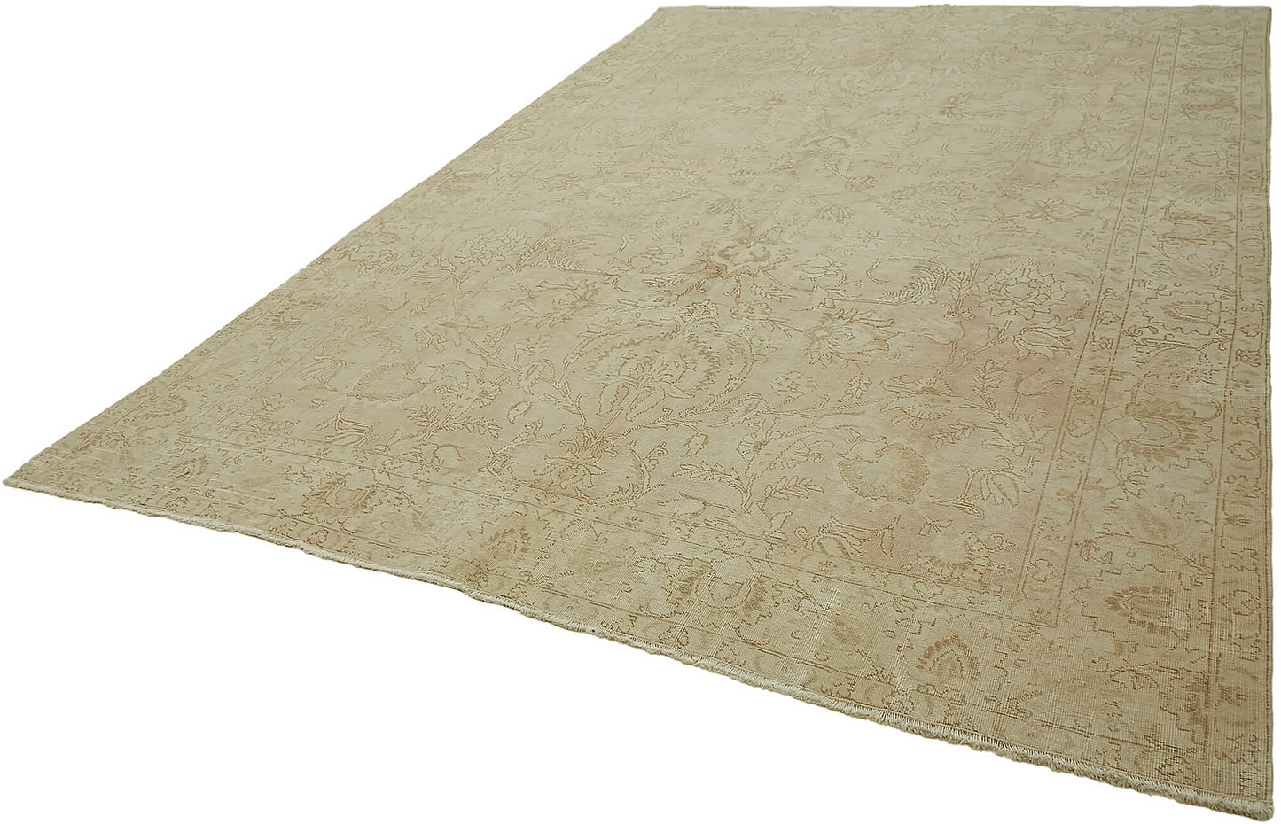 8x12 Beige Vintage Large Area Rug - 45519