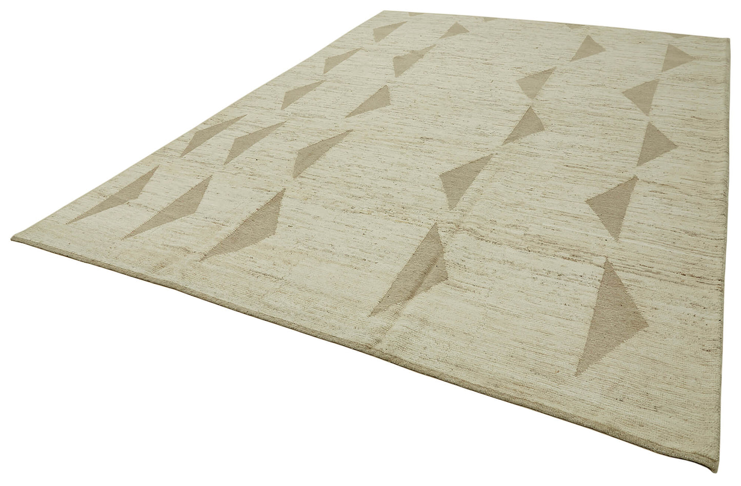 10x14 Beige Modern Tribal Rug - 45582