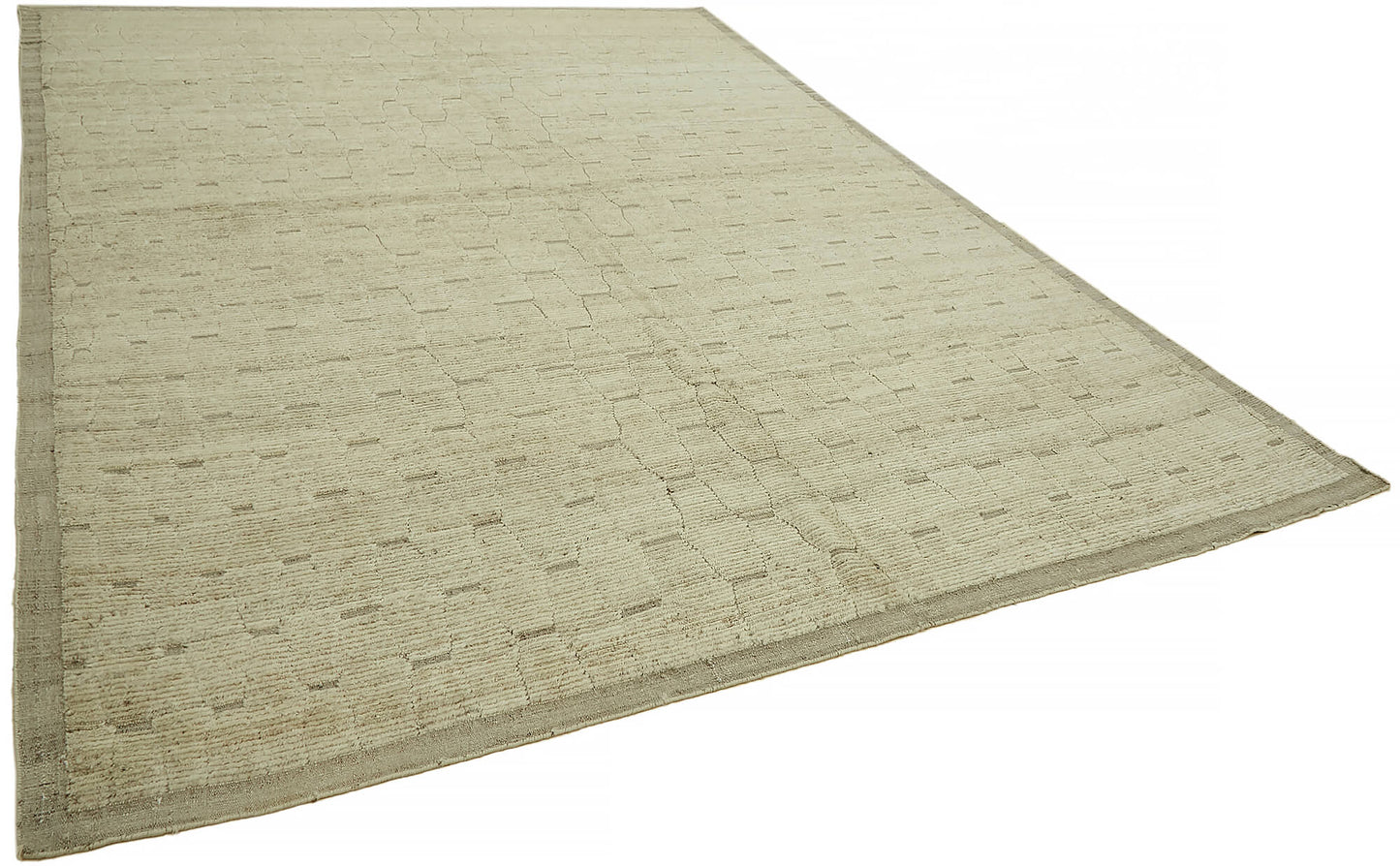 9x12 Beige Modern Tribal Rug - 45595