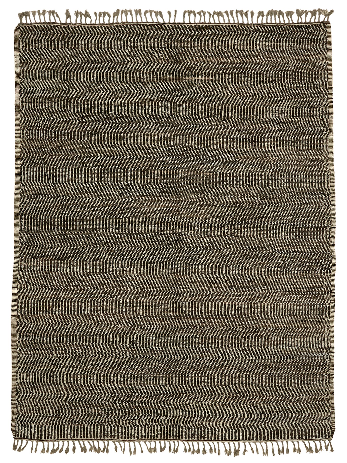 10x13 Brown Modern Tribal Rug - 45598
