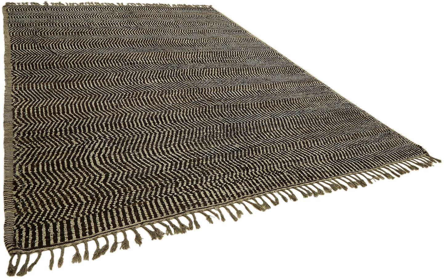 10x13 Brown Modern Tribal Rug - 45598