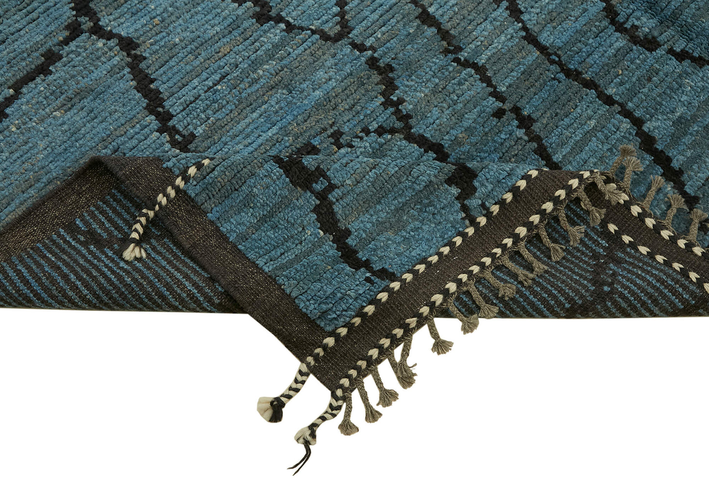8x10 Blue Modern Tribal Rug - 45603