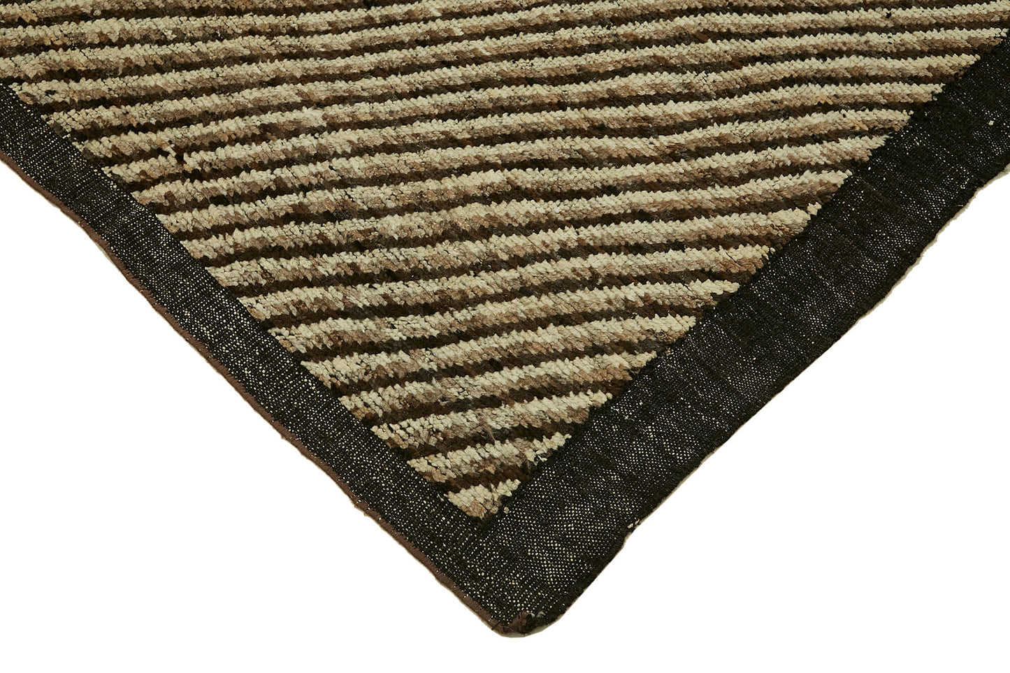 9x11 Brown Modern Tribal Rug - 45604