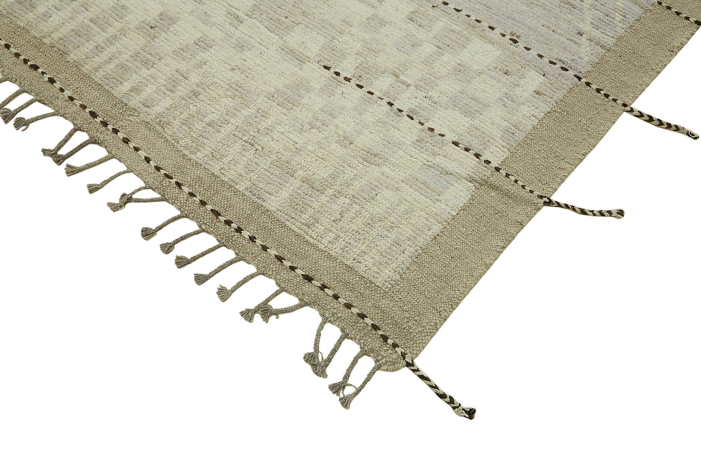 9x12 Beige Modern Tribal Rug - 45614