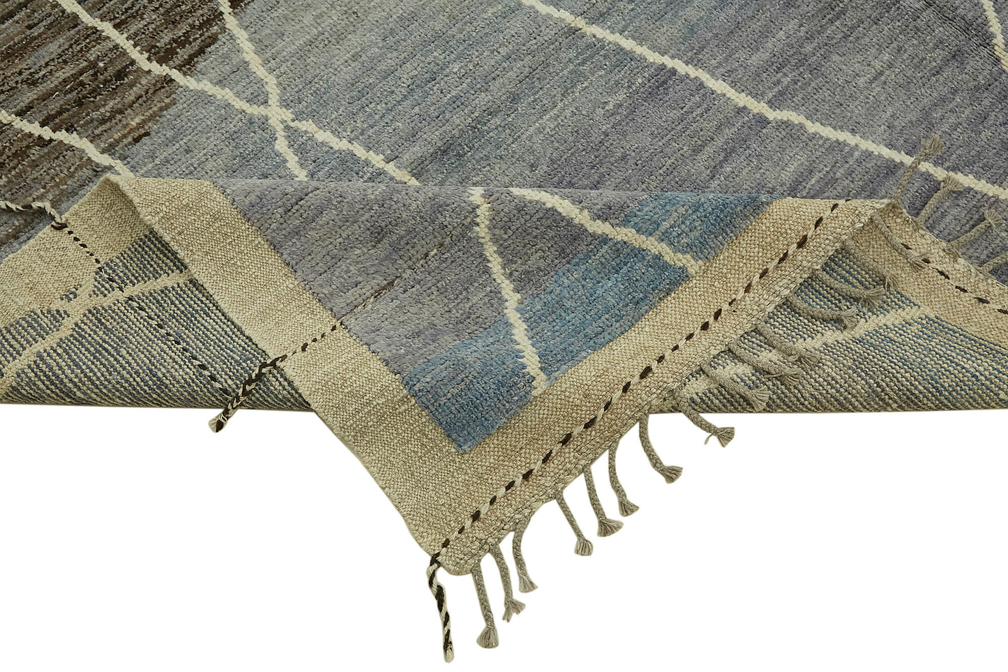 9x12 Blue Modern Tribal Rug - 45618