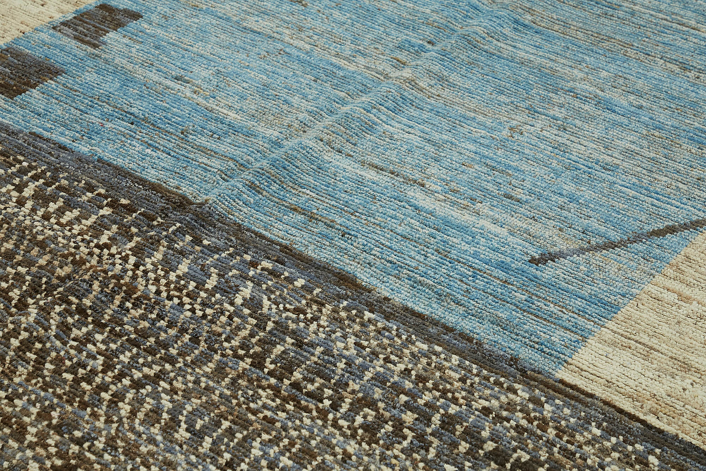 9x12 Beige Modern Tribal Rug - 45623