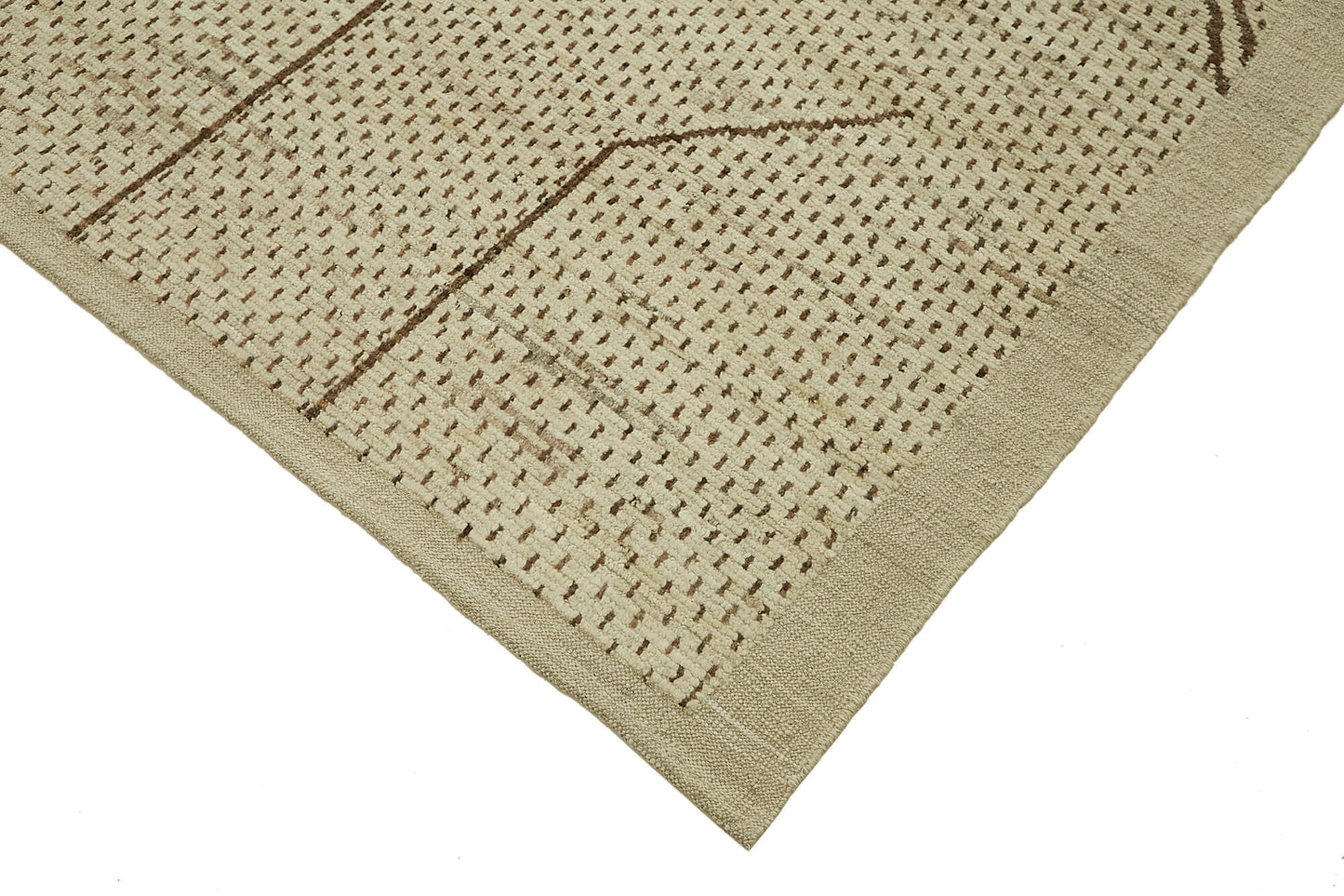 10x12 Beige Modern Tribal Rug - 45624