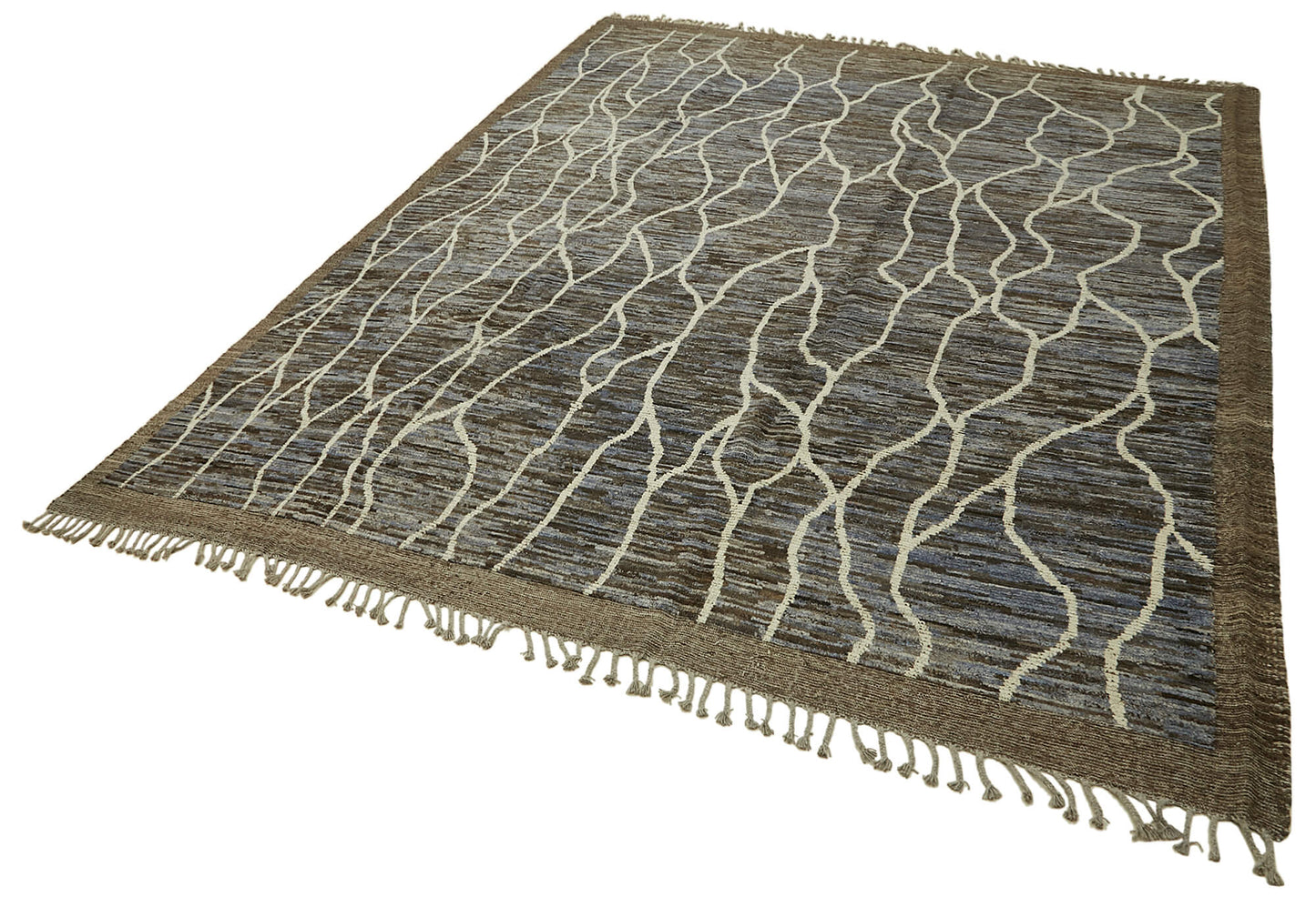 10x14 Brown Modern Tribal Rug - 45630