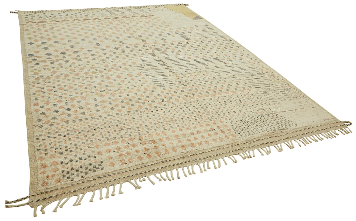 10x12 Beige Modern Tribal Rug - 45631