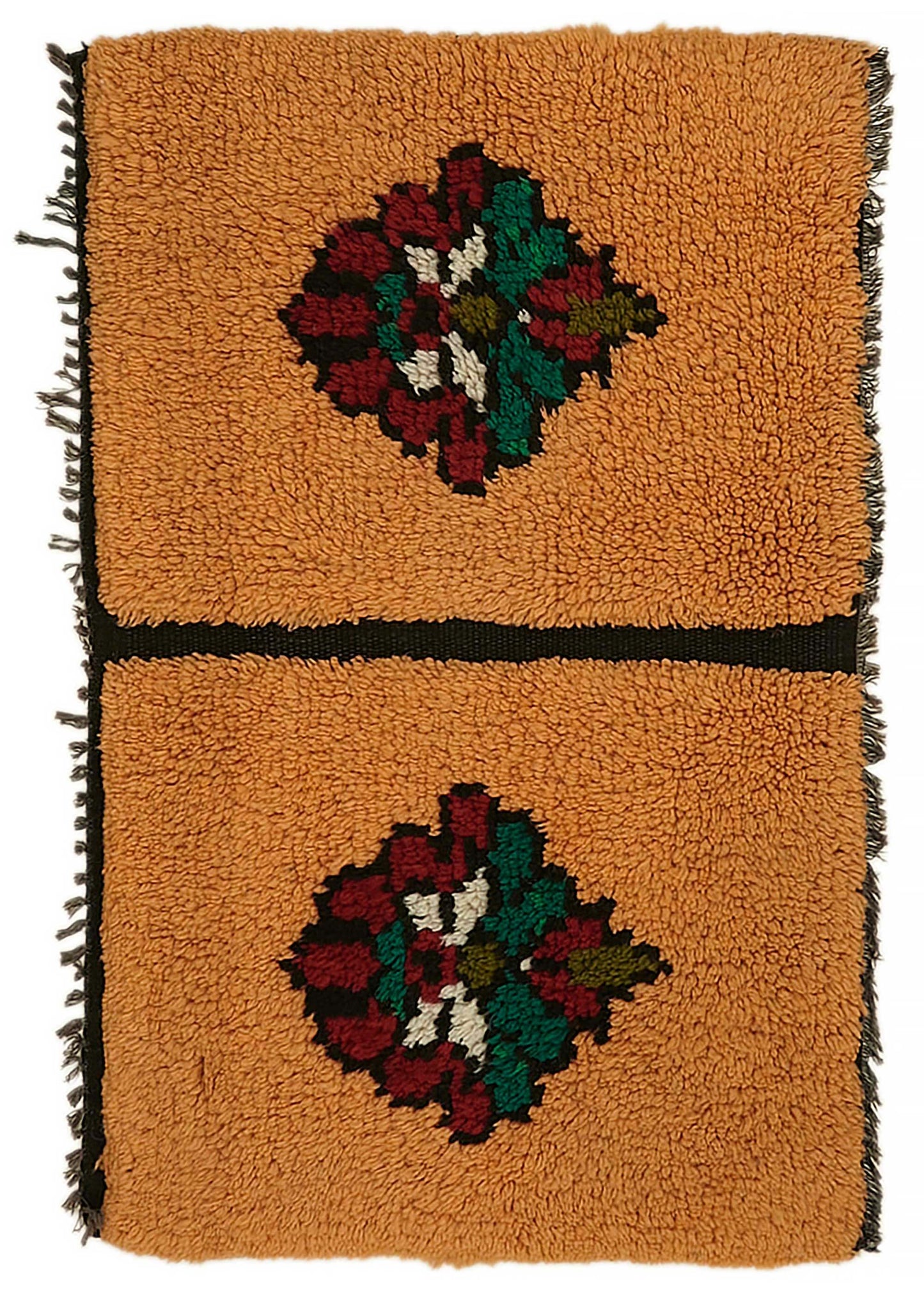 3x3 Orange Vintage Tulu Rug - 45638