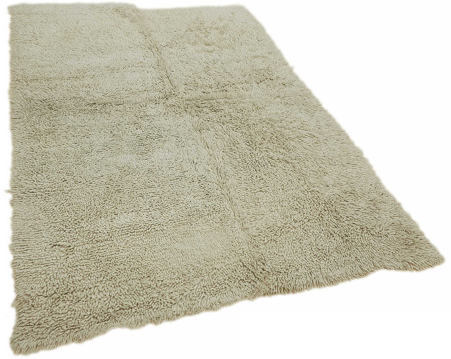 5x8 White Vintage Tulu Rug - 45690