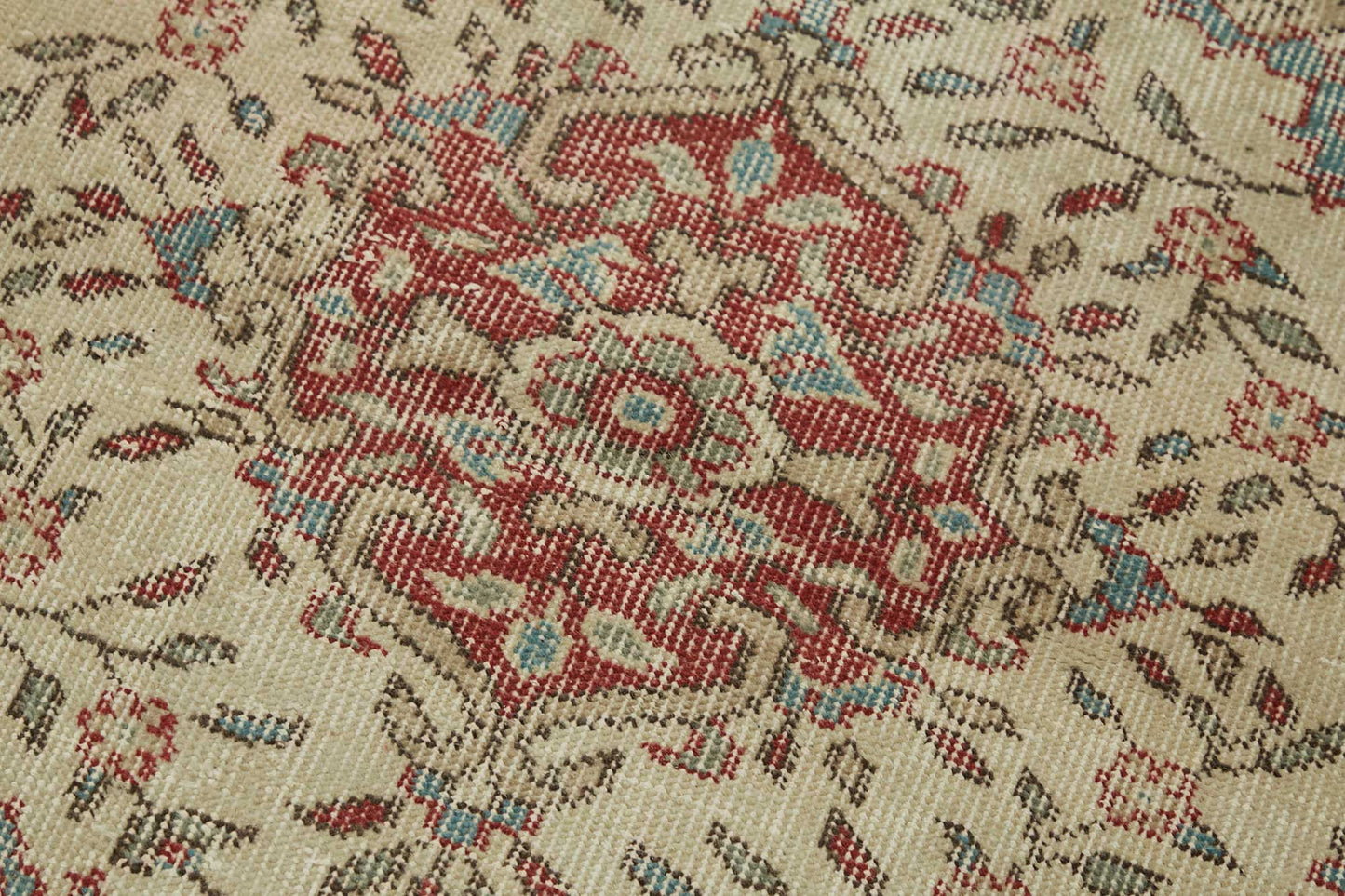 2x6 Beige Turkish Vintage Area Rug - 45735