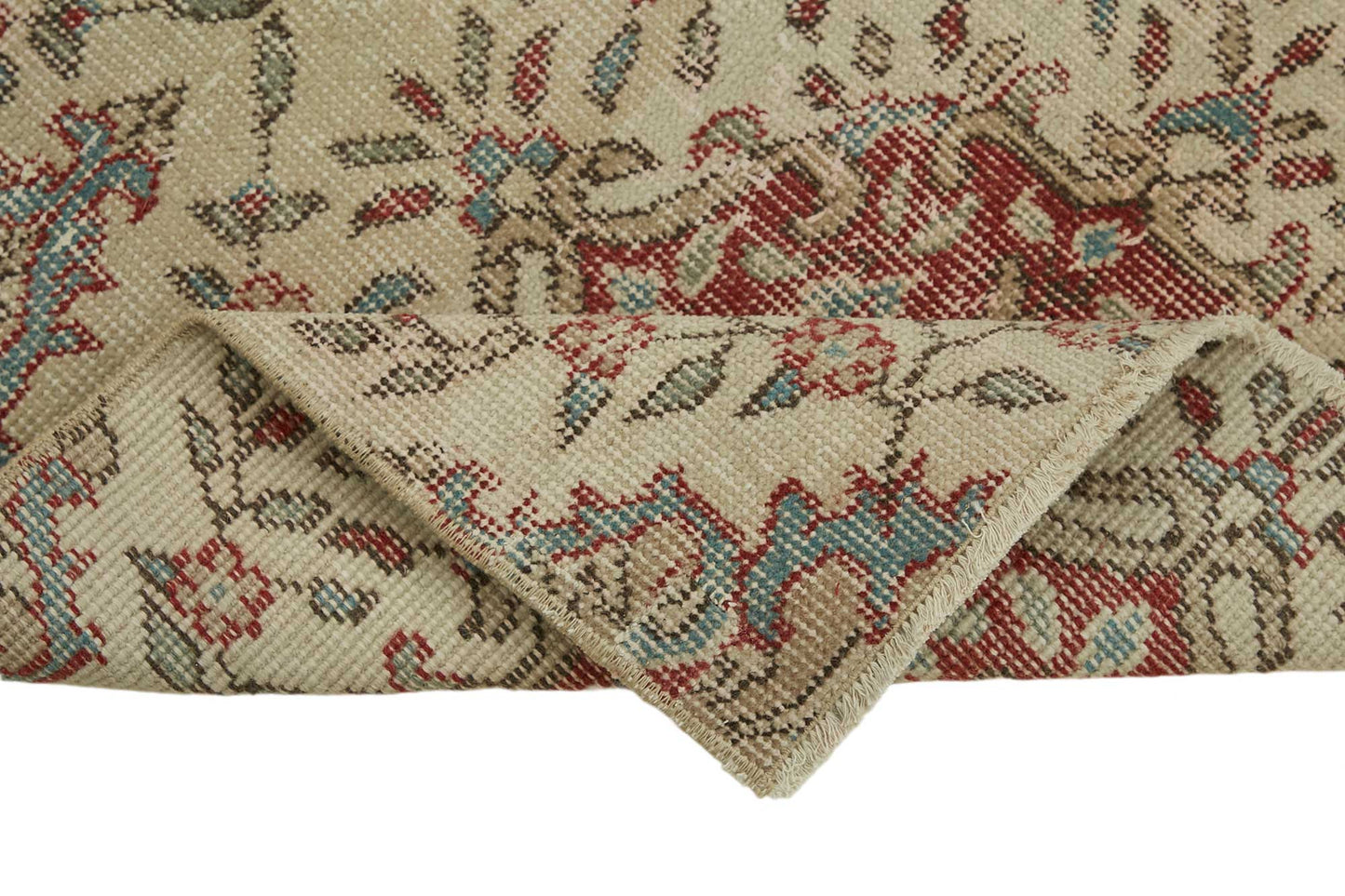 2x6 Beige Turkish Vintage Area Rug - 45735