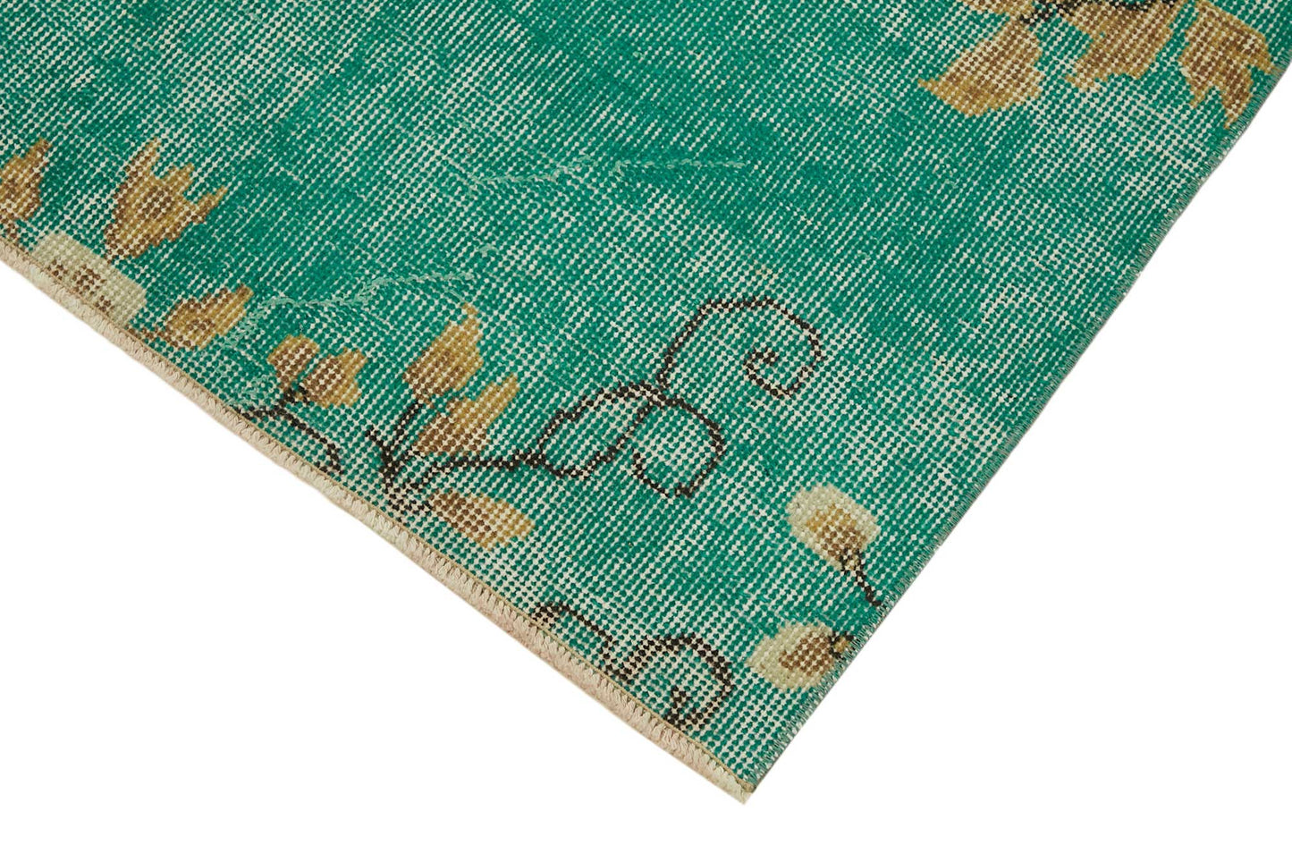 3x7 Blue Turkish Vintage Area Rug - 45758