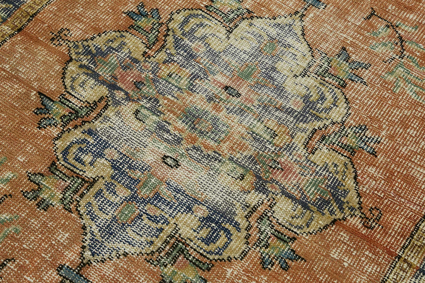 3x6 Red Turkish Vintage Area Rug - 45761