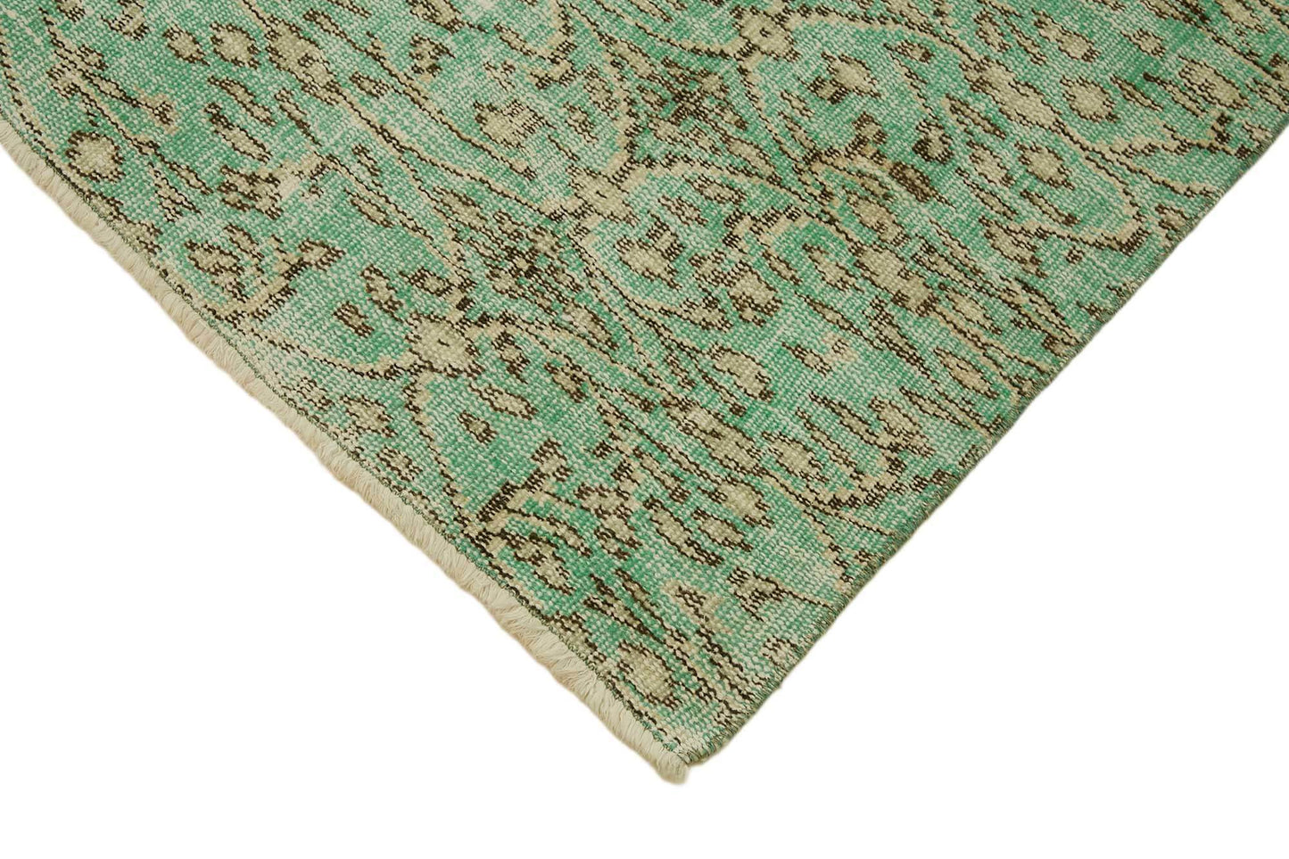 5x7 Turquoise Turkish Vintage Area Rug - 45785