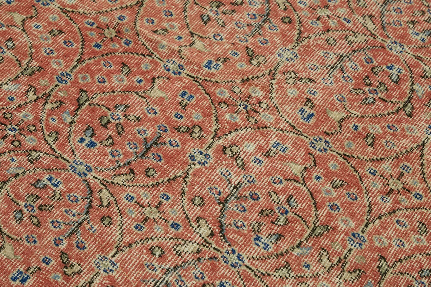 4x7 Red Turkish Vintage Area Rug - 45791