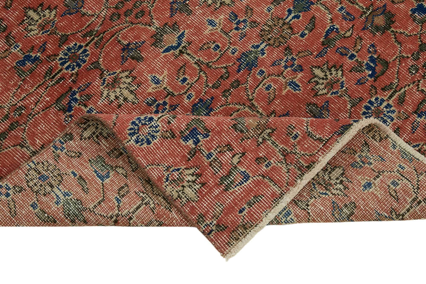 3x6 Beige Turkish Vintage Area Rug - 45816