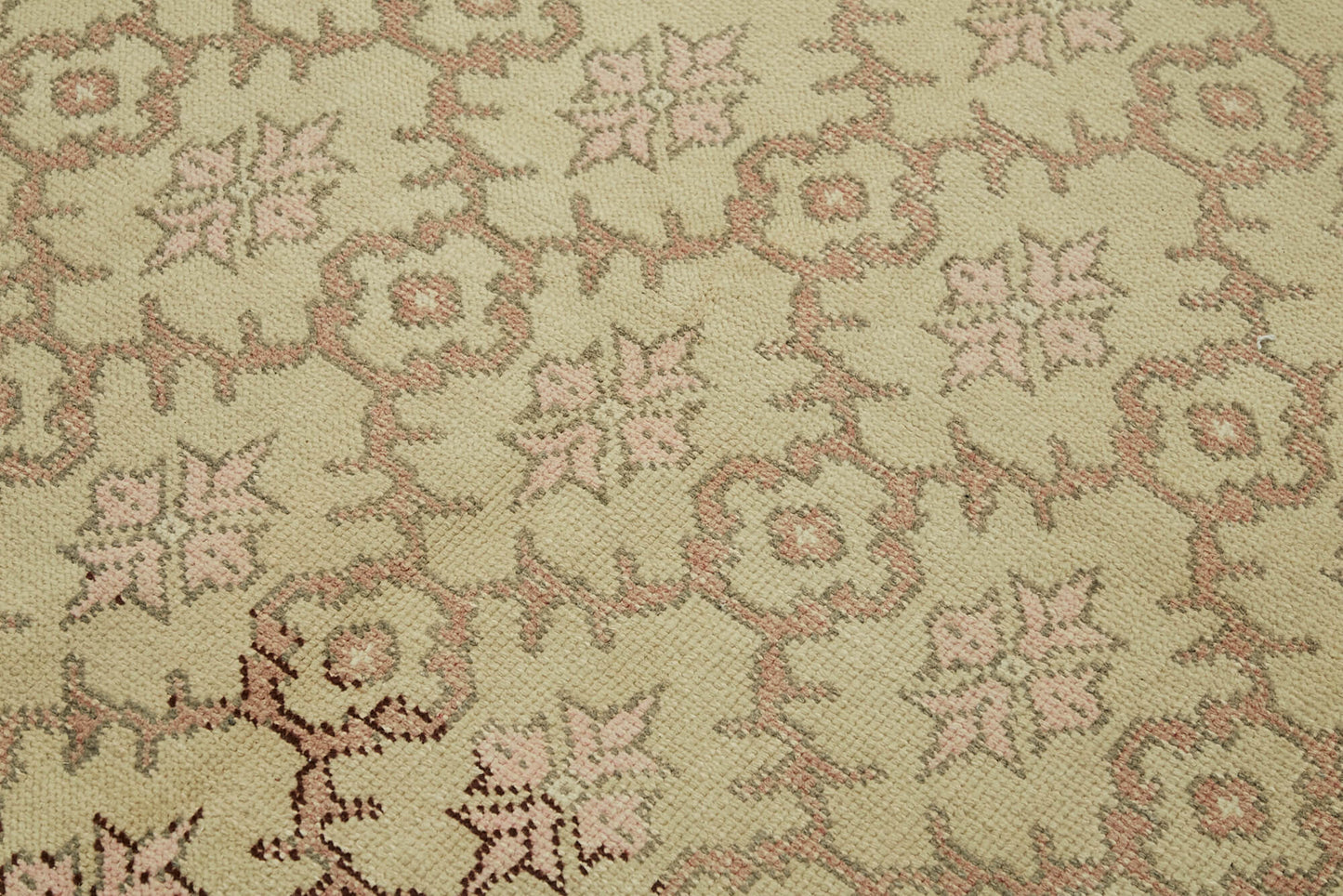 5x7 Beige Turkish Vintage Area Rug - 45869