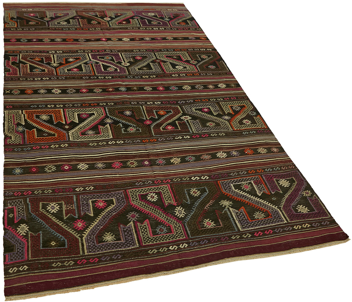 4x8 Multicolor Oriental Kilim Rug - 45931