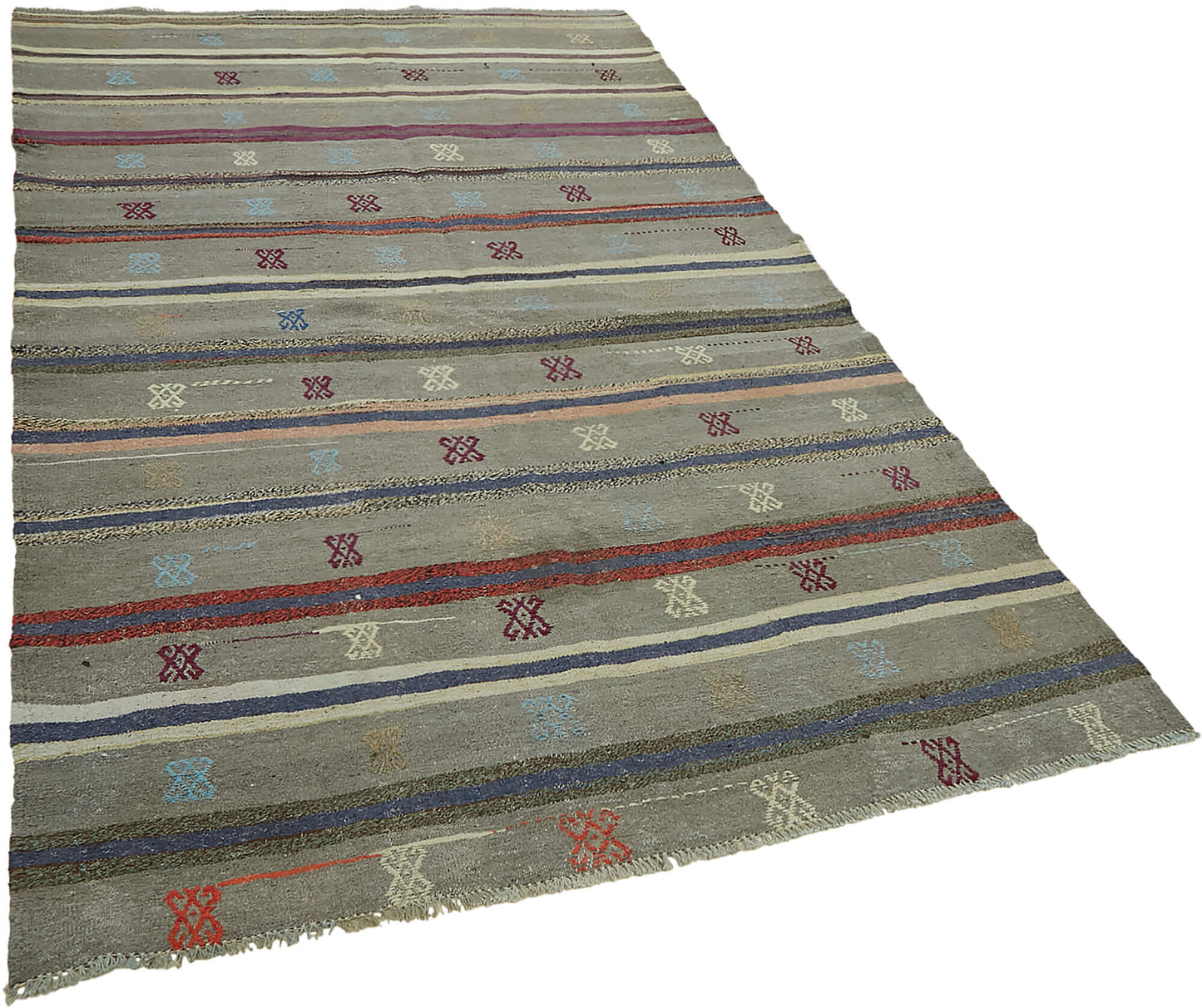 5x8 Multicolor Oriental Kilim Rug - 45934