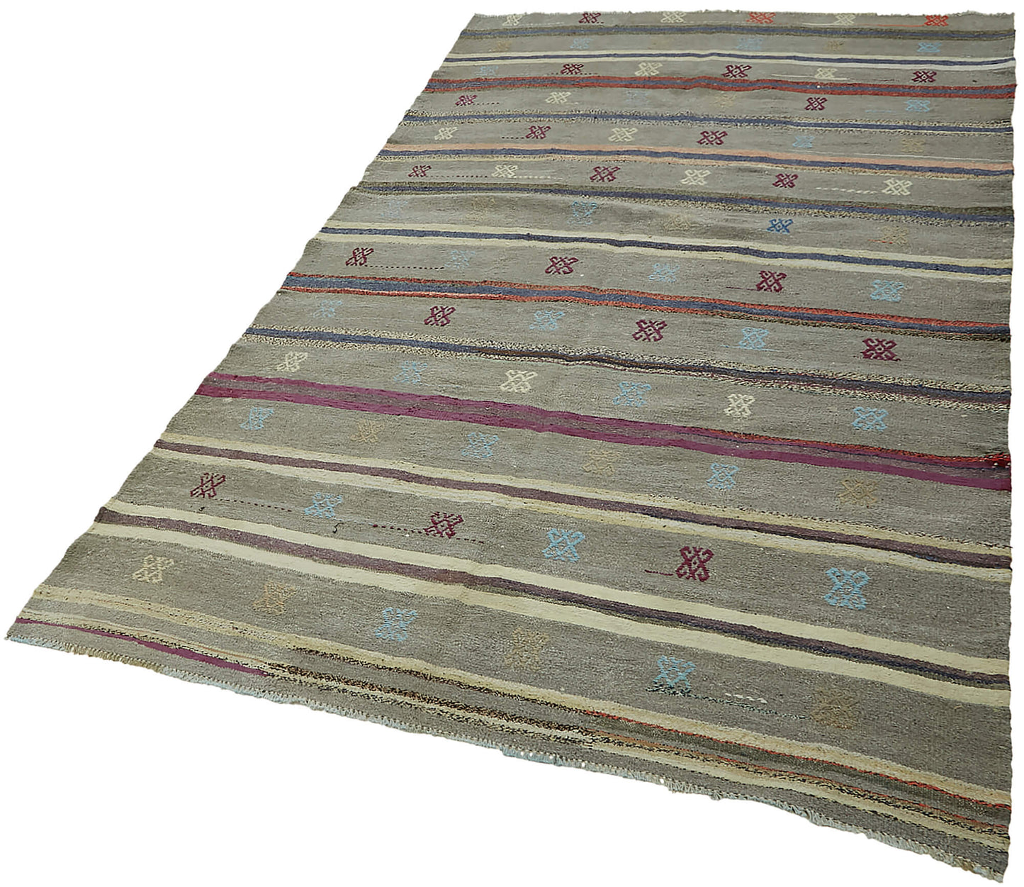 5x8 Multicolor Oriental Kilim Rug - 45934