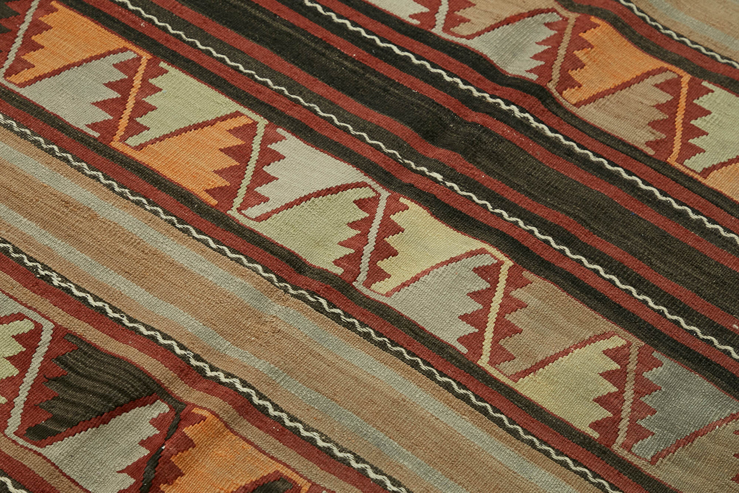 5x8 Multicolor Oriental Kilim Rug - 45936