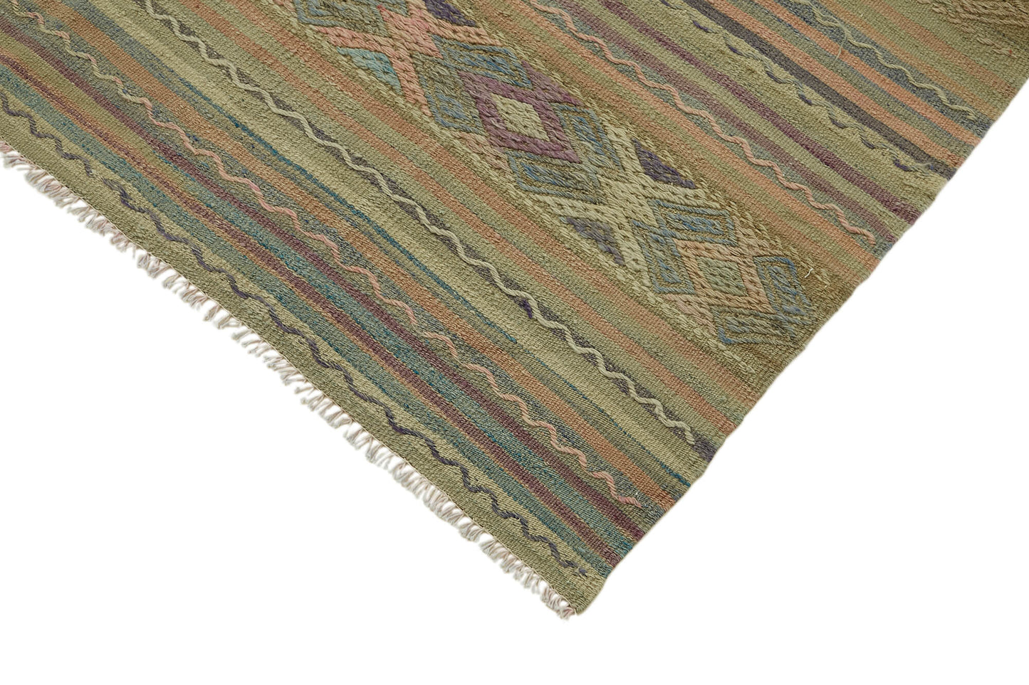 6x7 Multicolor Oriental Kilim Rug - 45938
