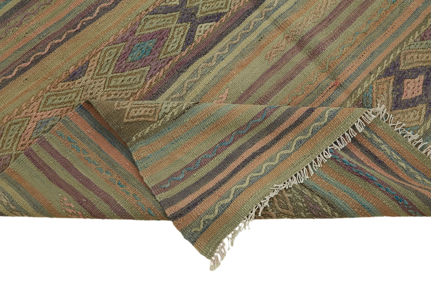 6x7 Multicolor Oriental Kilim Rug - 45938