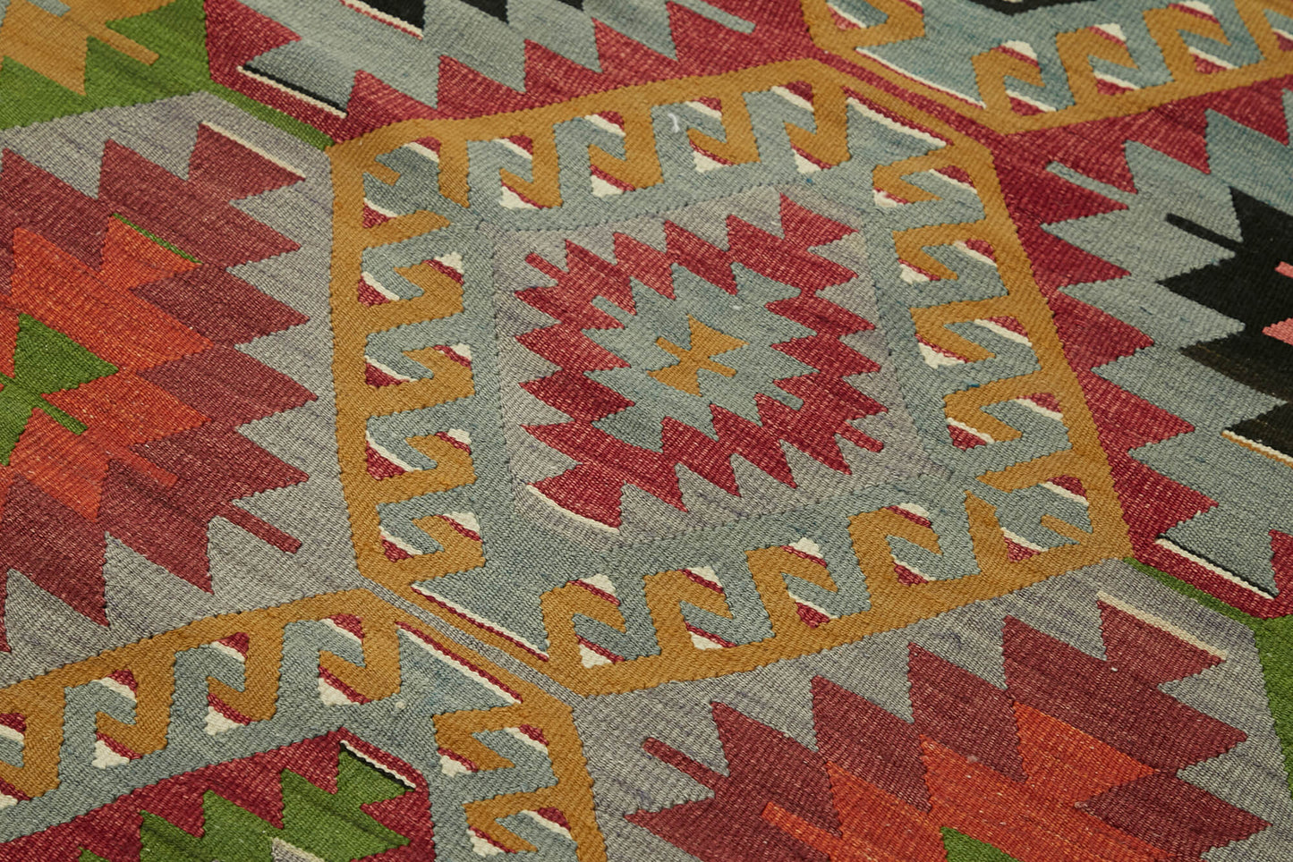 3x9 Multicolor Oriental Kilim Rug - 45943