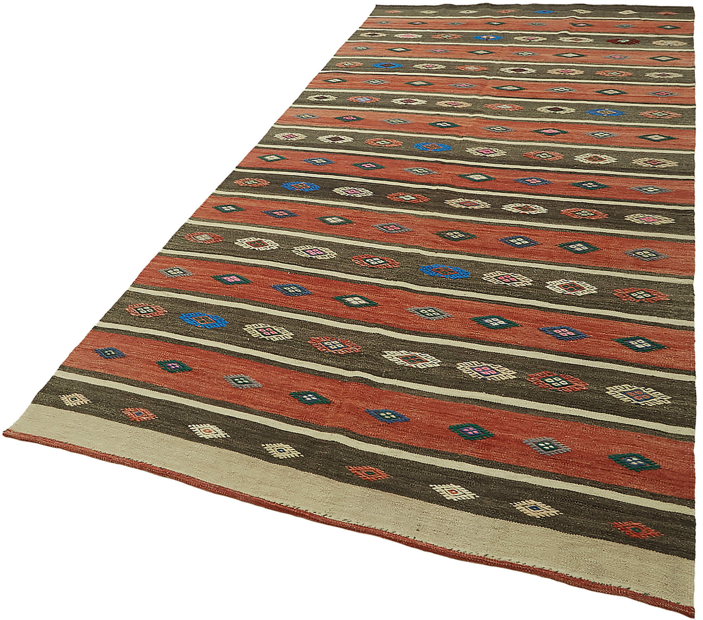 6x11 Multicolor Oriental Kilim Rug - 45950