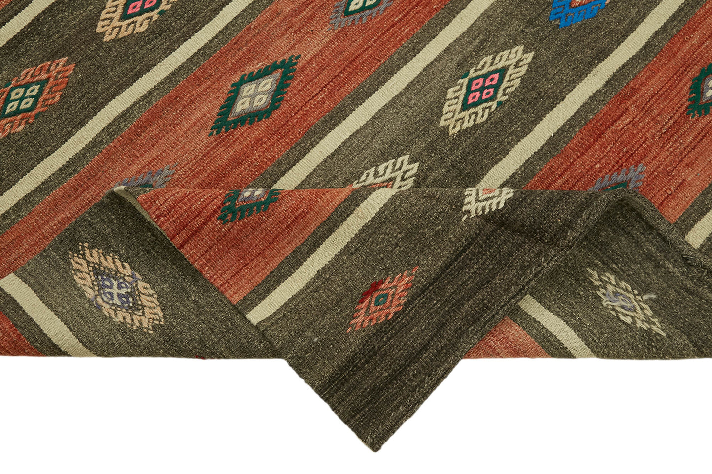 6x11 Multicolor Oriental Kilim Rug - 45950