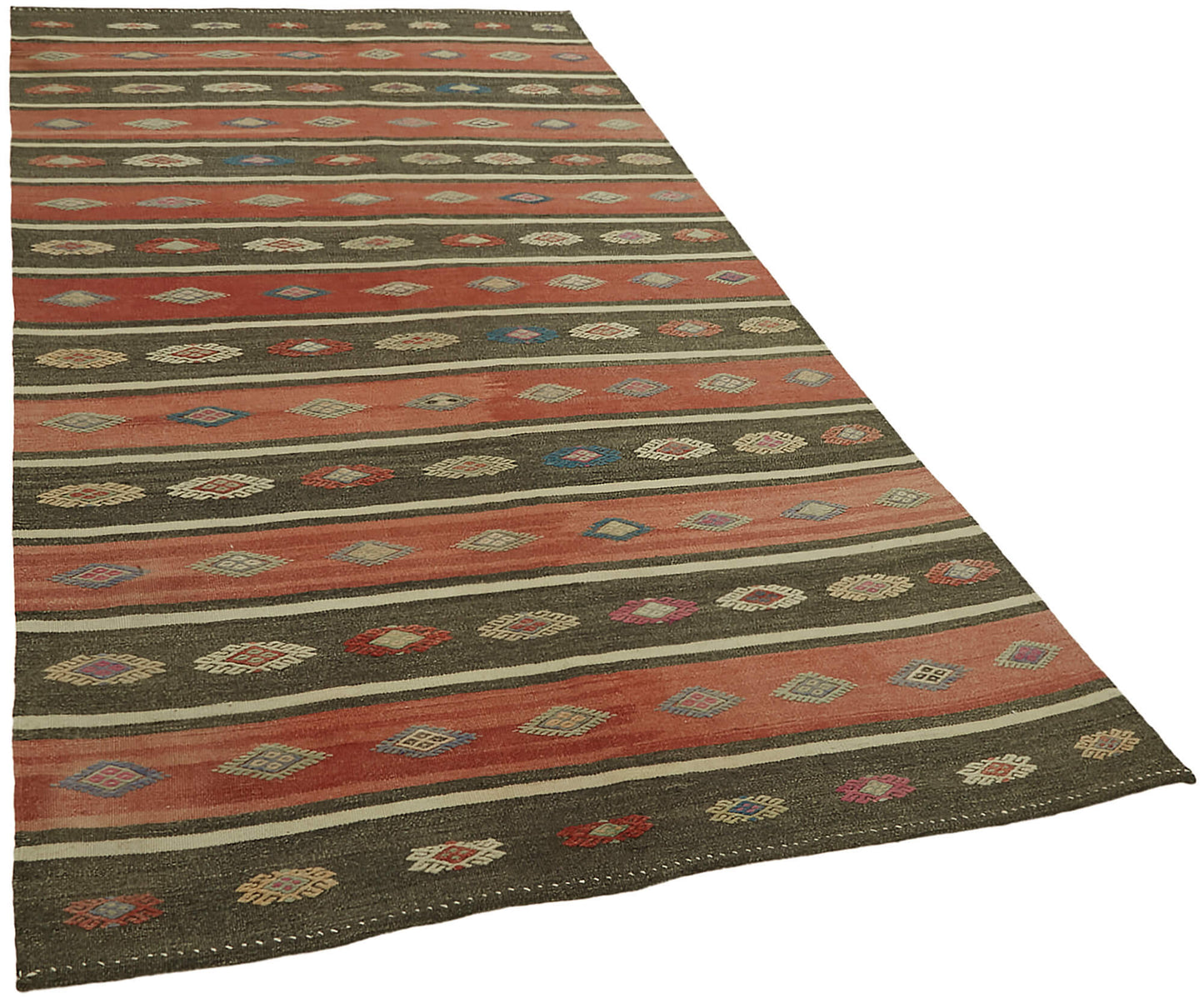 5x9 Multicolor Oriental Kilim Rug - 45951