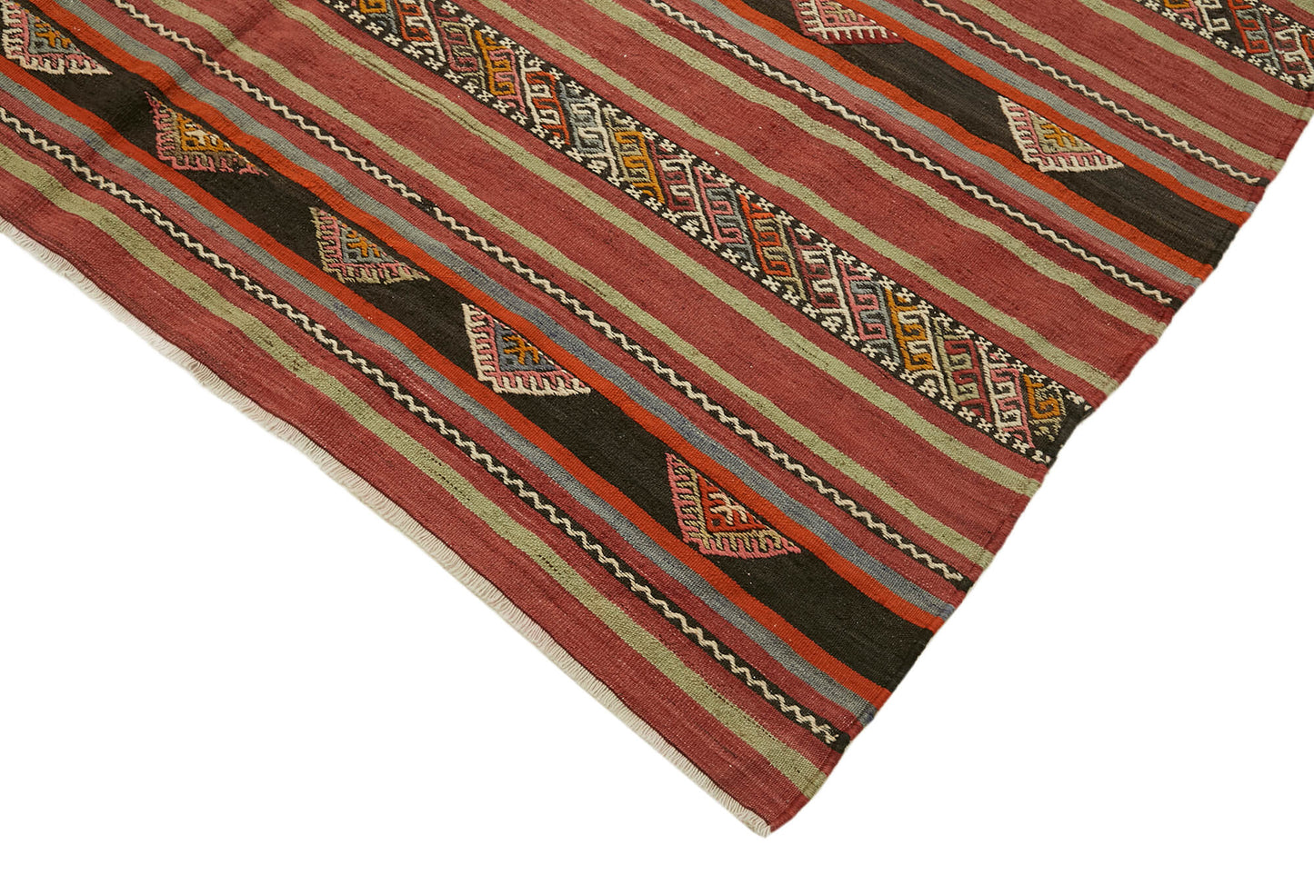 5x10 Multicolor Oriental Kilim Rug - 45954