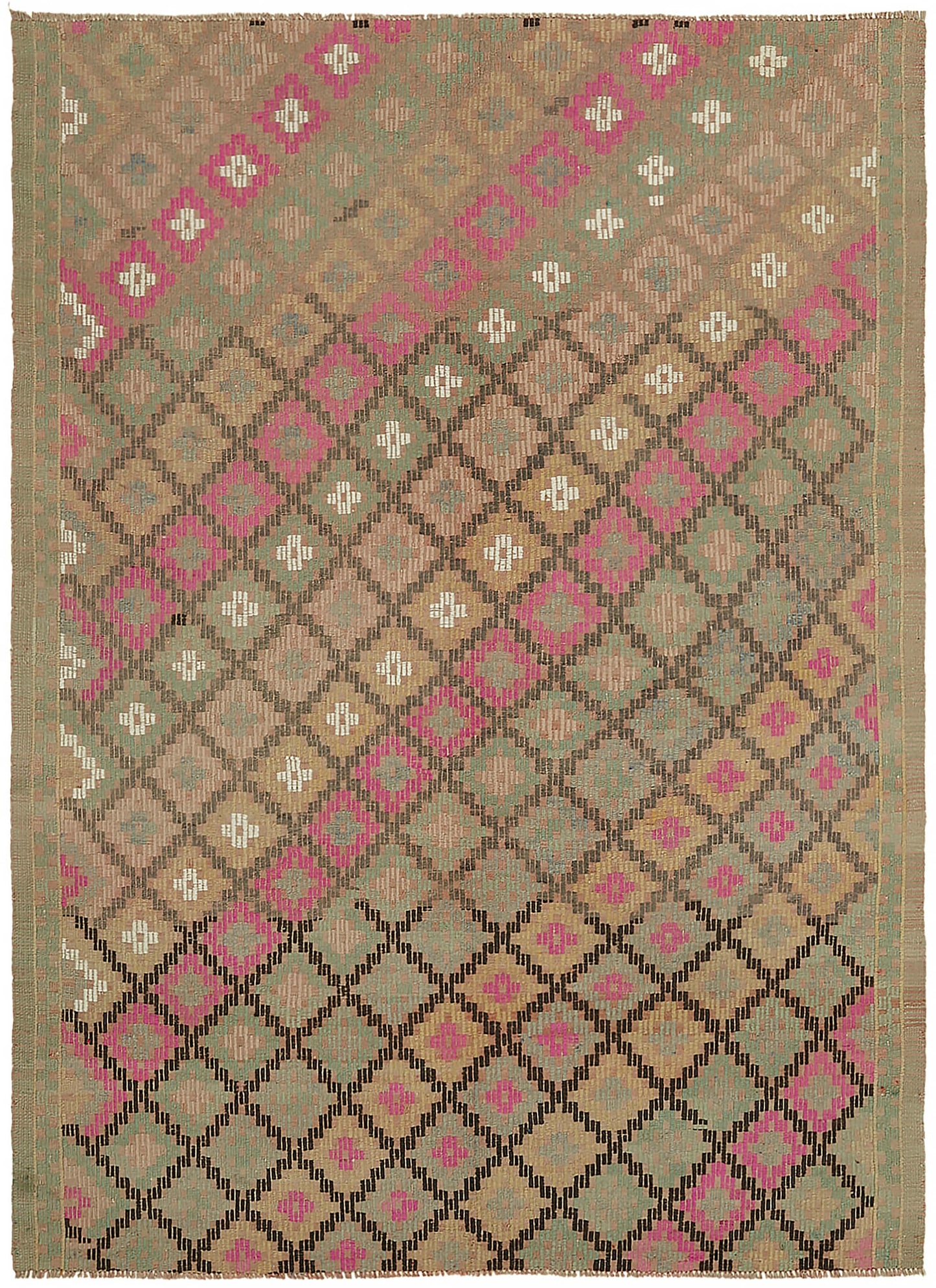 6x8 Multicolor Oriental Kilim Rug - 45957