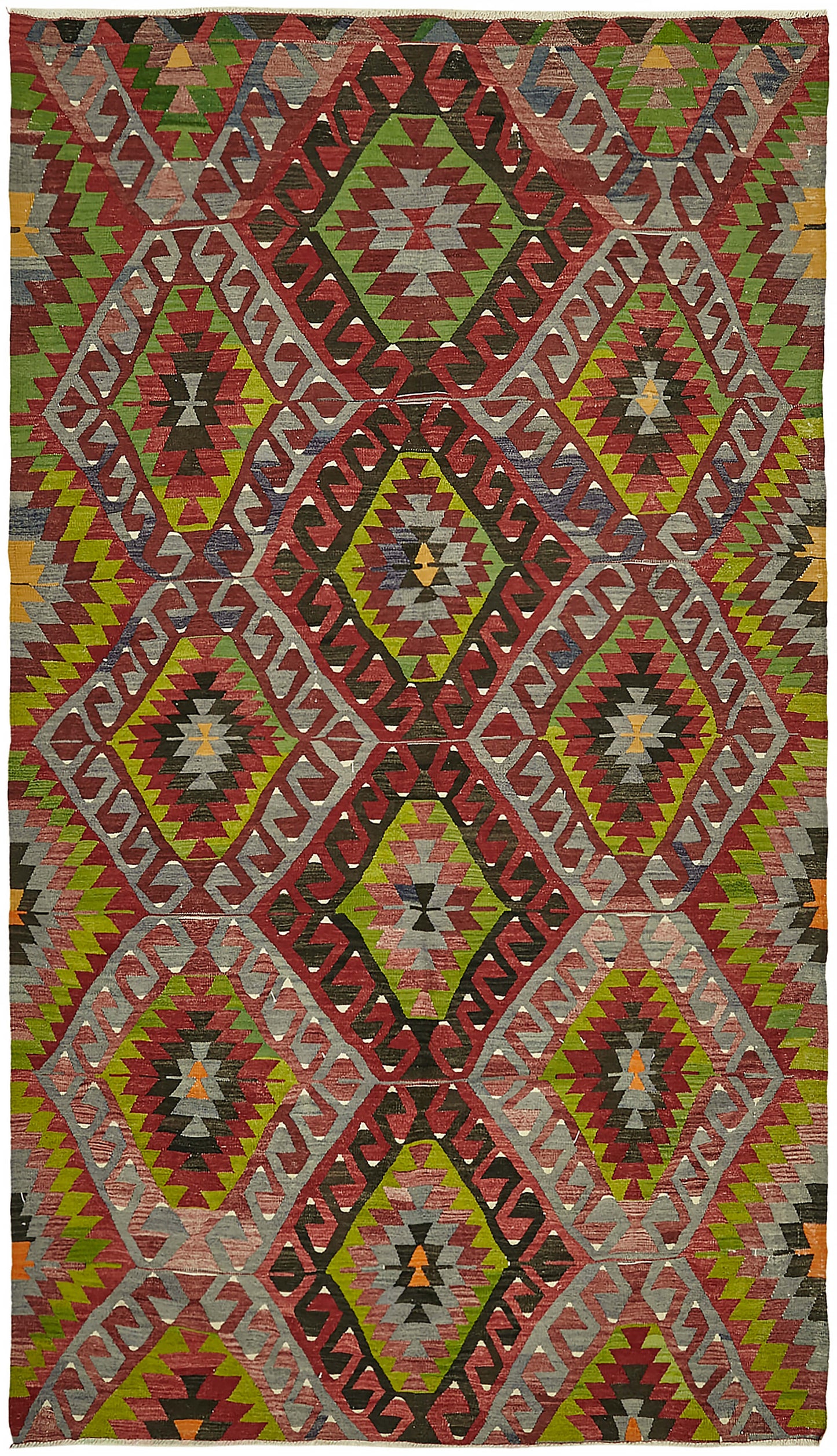 6x10 Multicolor Oriental Kilim Rug - 45958