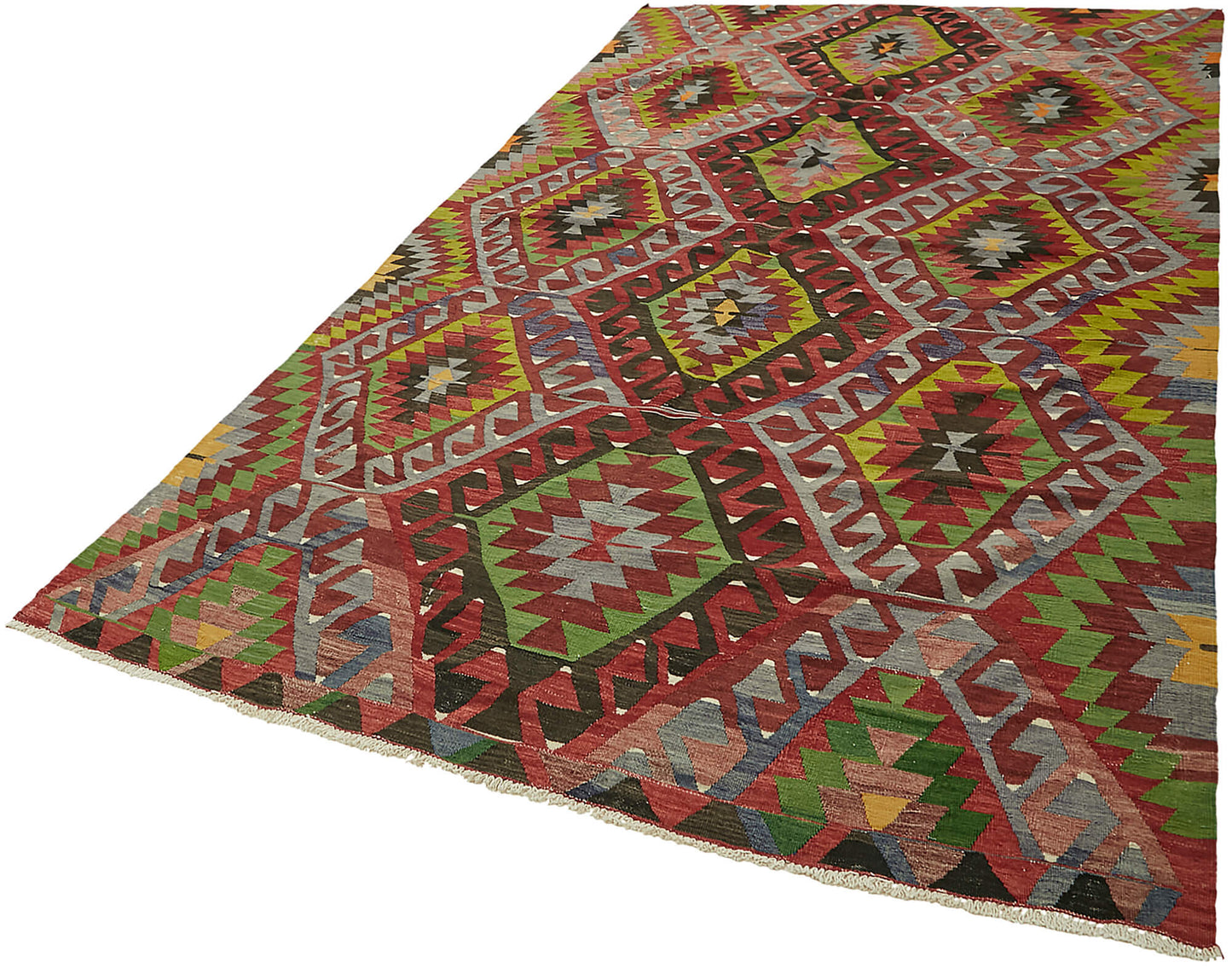 6x10 Multicolor Oriental Kilim Rug - 45958