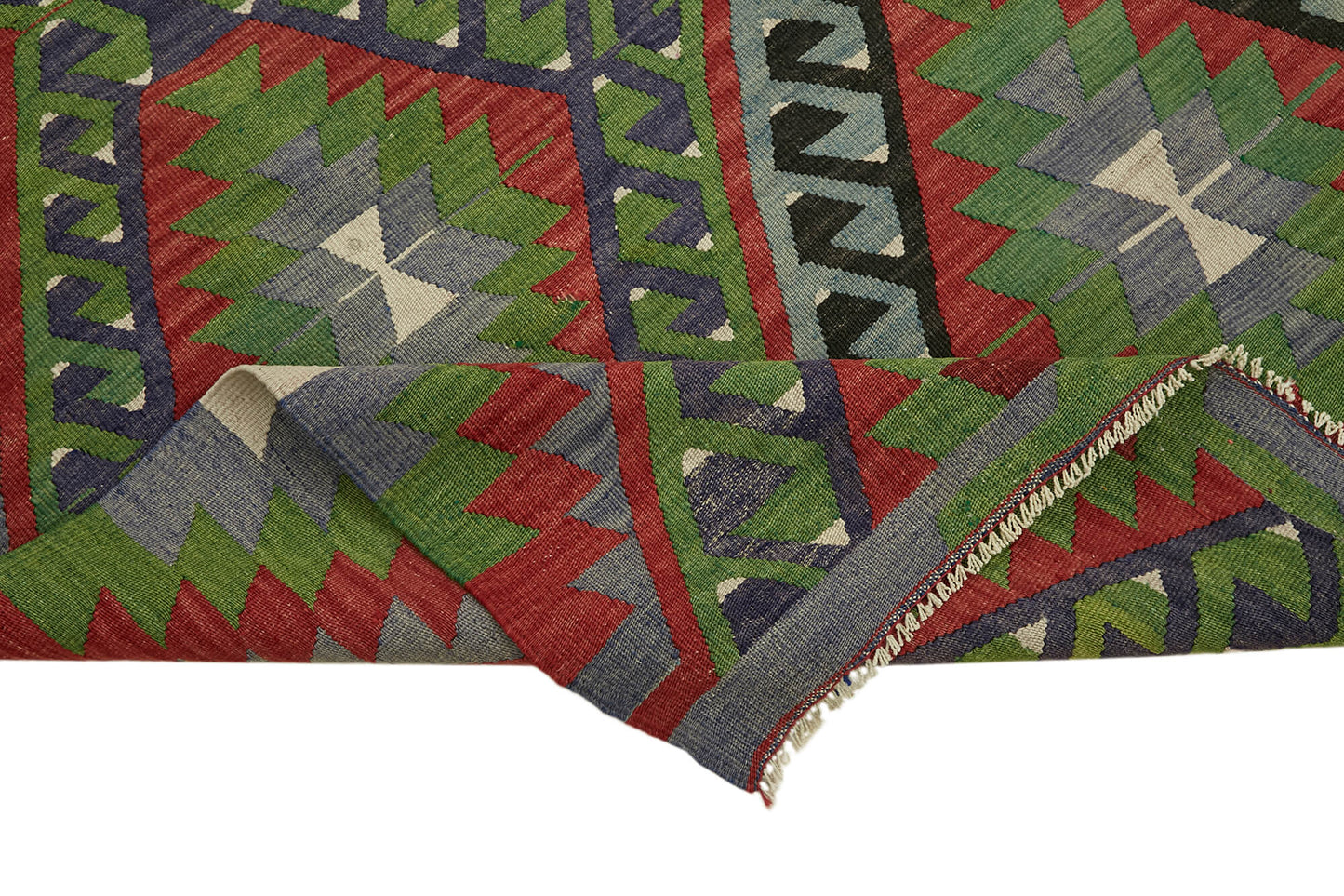 6x9 Multicolor Oriental Kilim Rug - 45959