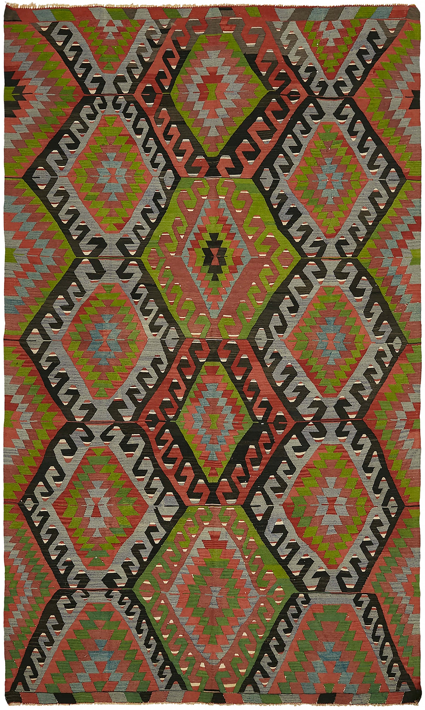 6x10 Multicolor Oriental Kilim Rug - 45960